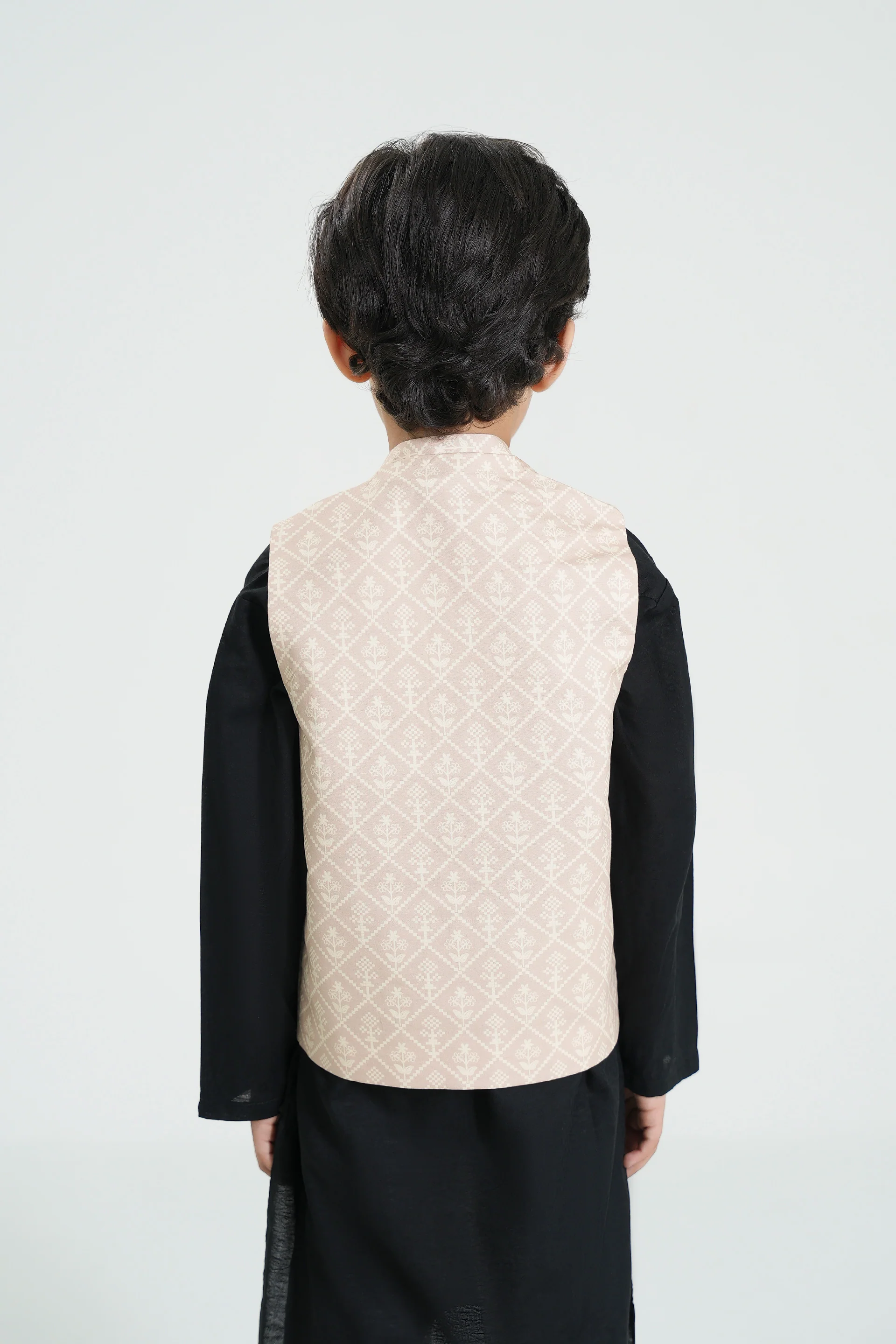 Boys Off White Waistcoat (BCWC-073) - Image 4