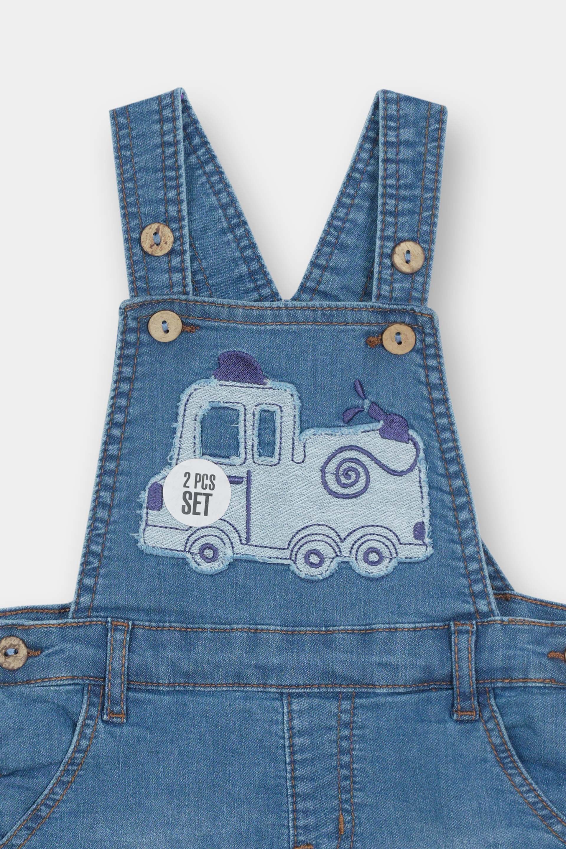 Dungaree With Bodysuit (BD-201) - Image 4