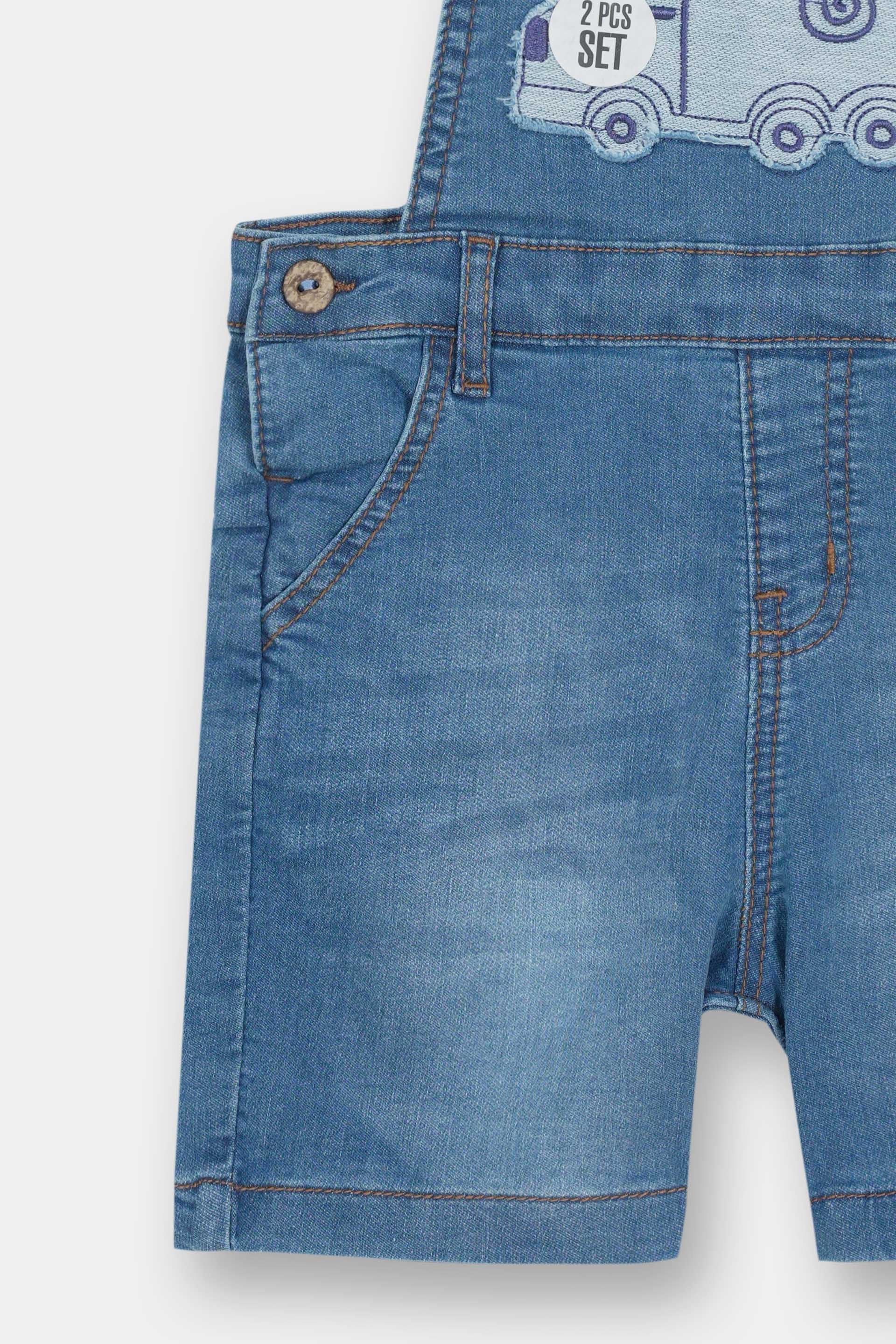 Dungaree With Bodysuit (BD-201) - Image 5