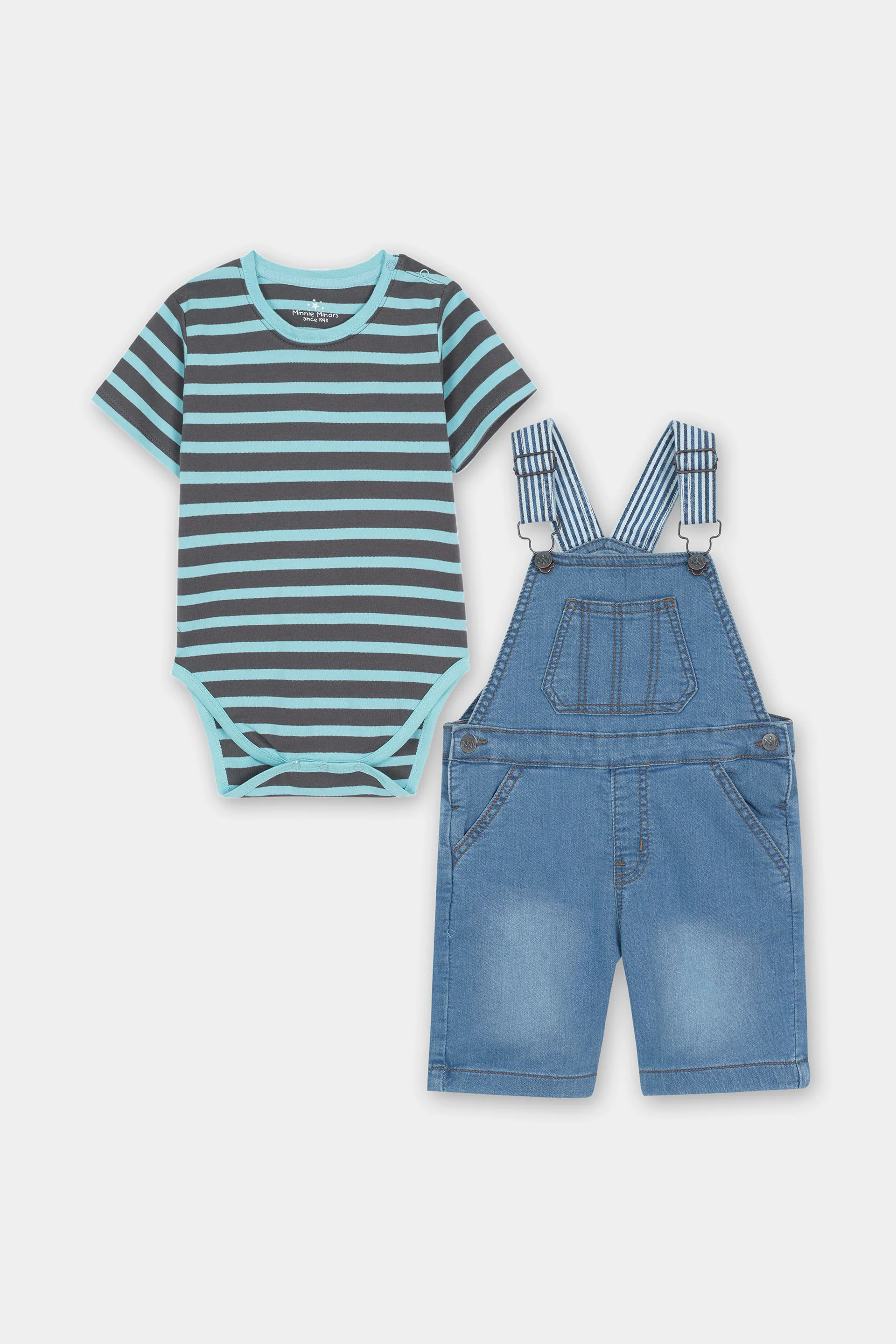 Dungaree With Bodysuit (BD-203)