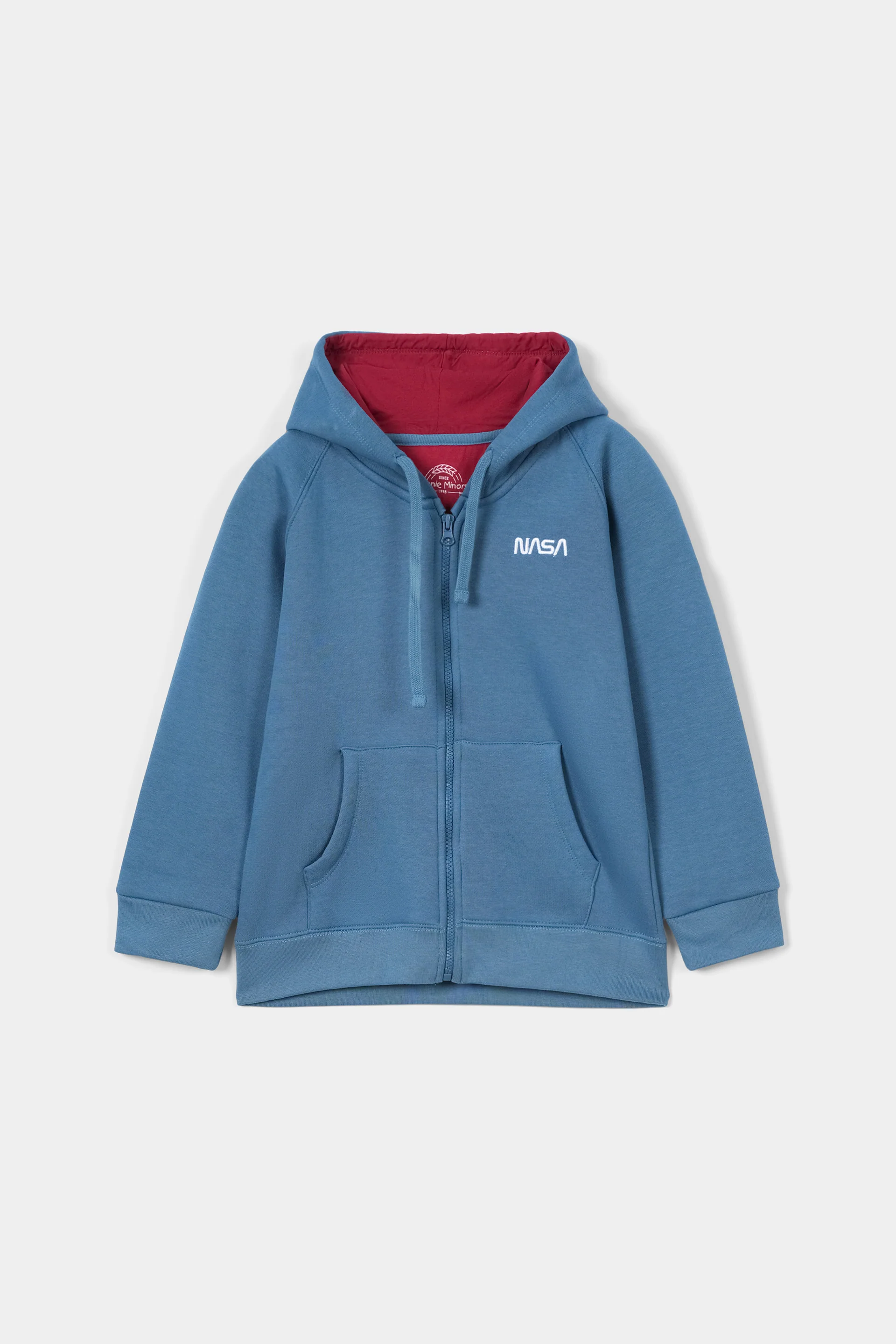 T-Shirt And Zip Through Raglan Sleeve Hoodie (BJT-056) - Image 2