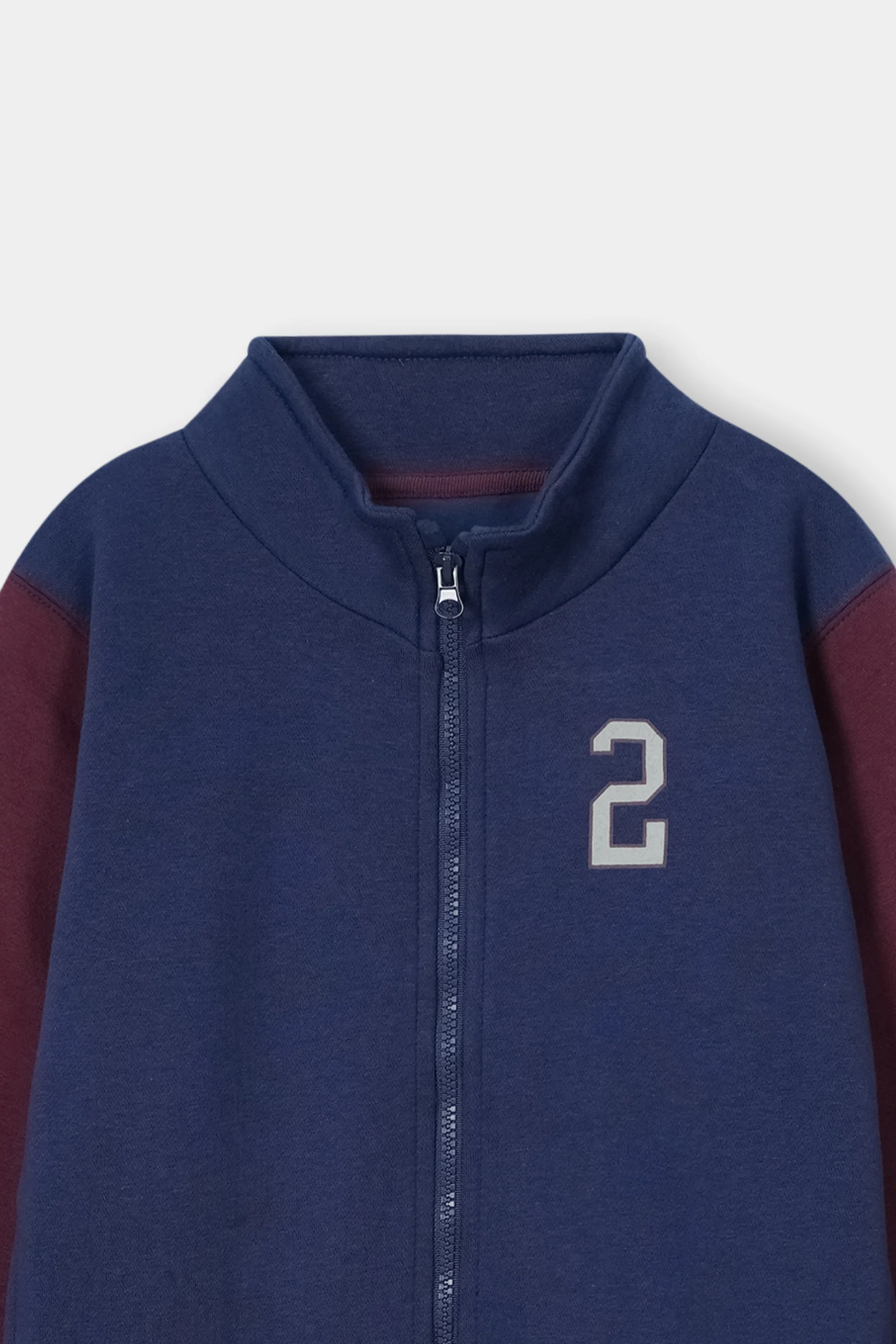 T-Shirt And Mock Neck Zip Through Upper (BJT-058) - Image 5