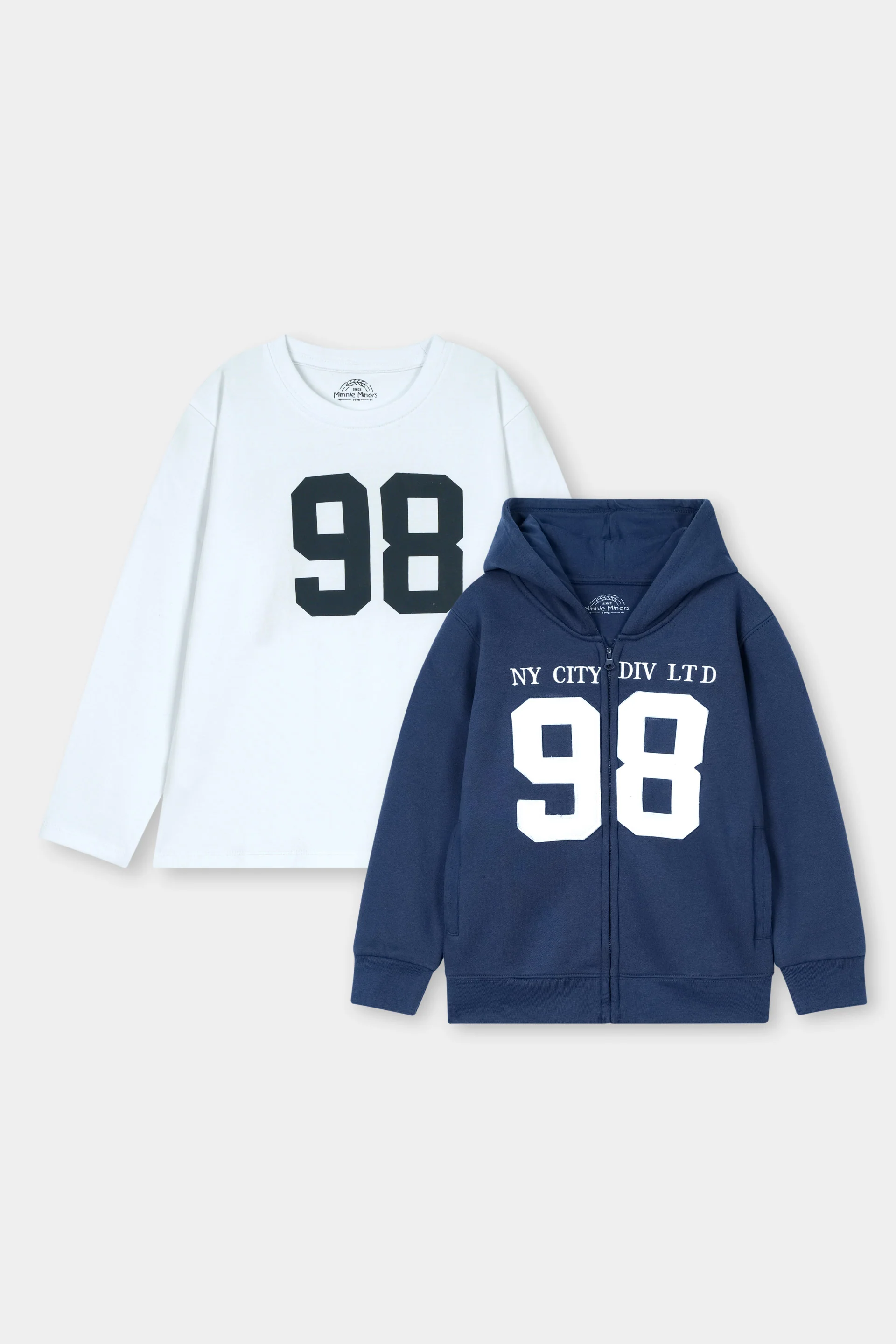 Boys Hood And T-Shirt Set (BJT-059)