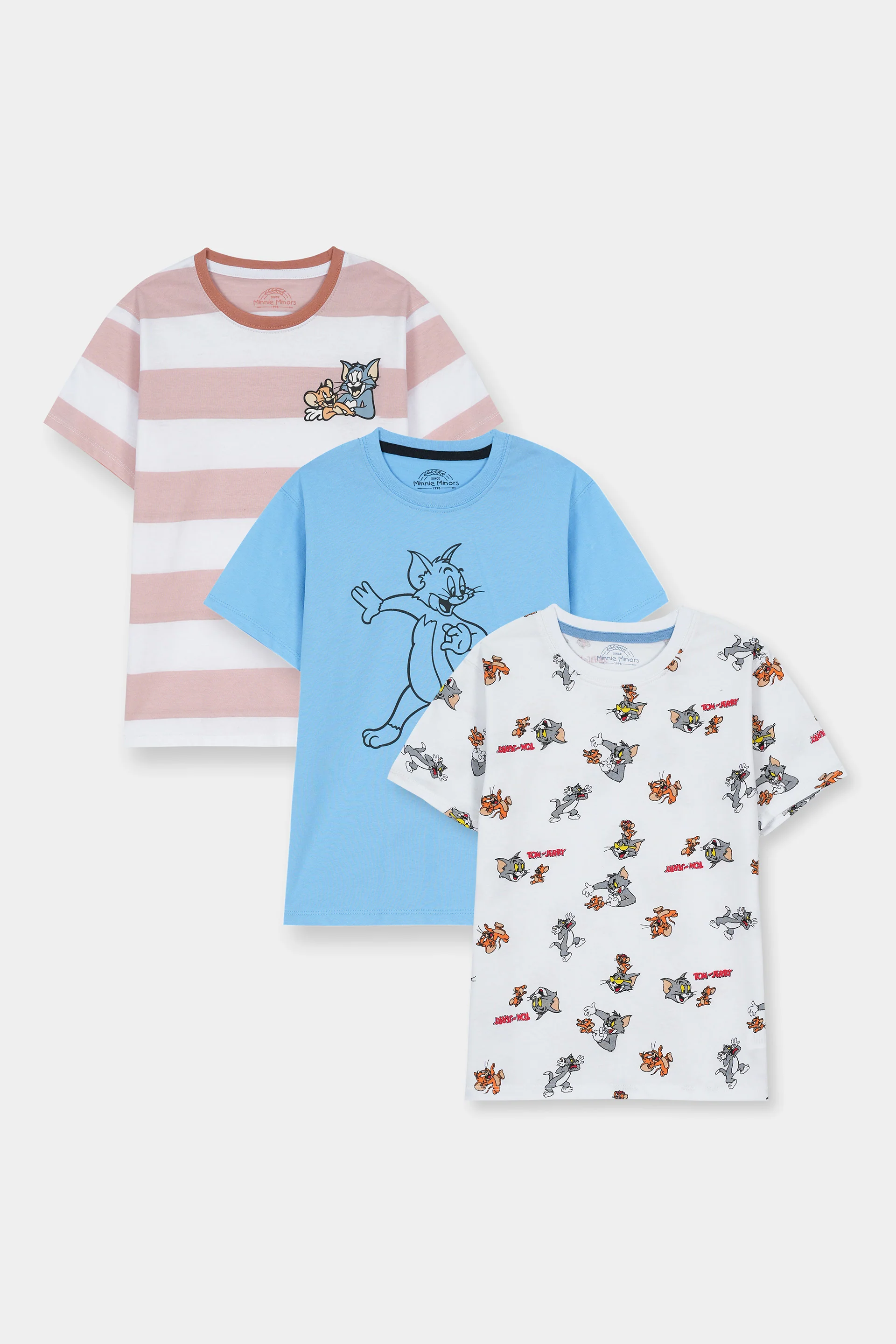 Tom And Jerry T-Shirt (Pack Of 3) (BKTPJ-055)