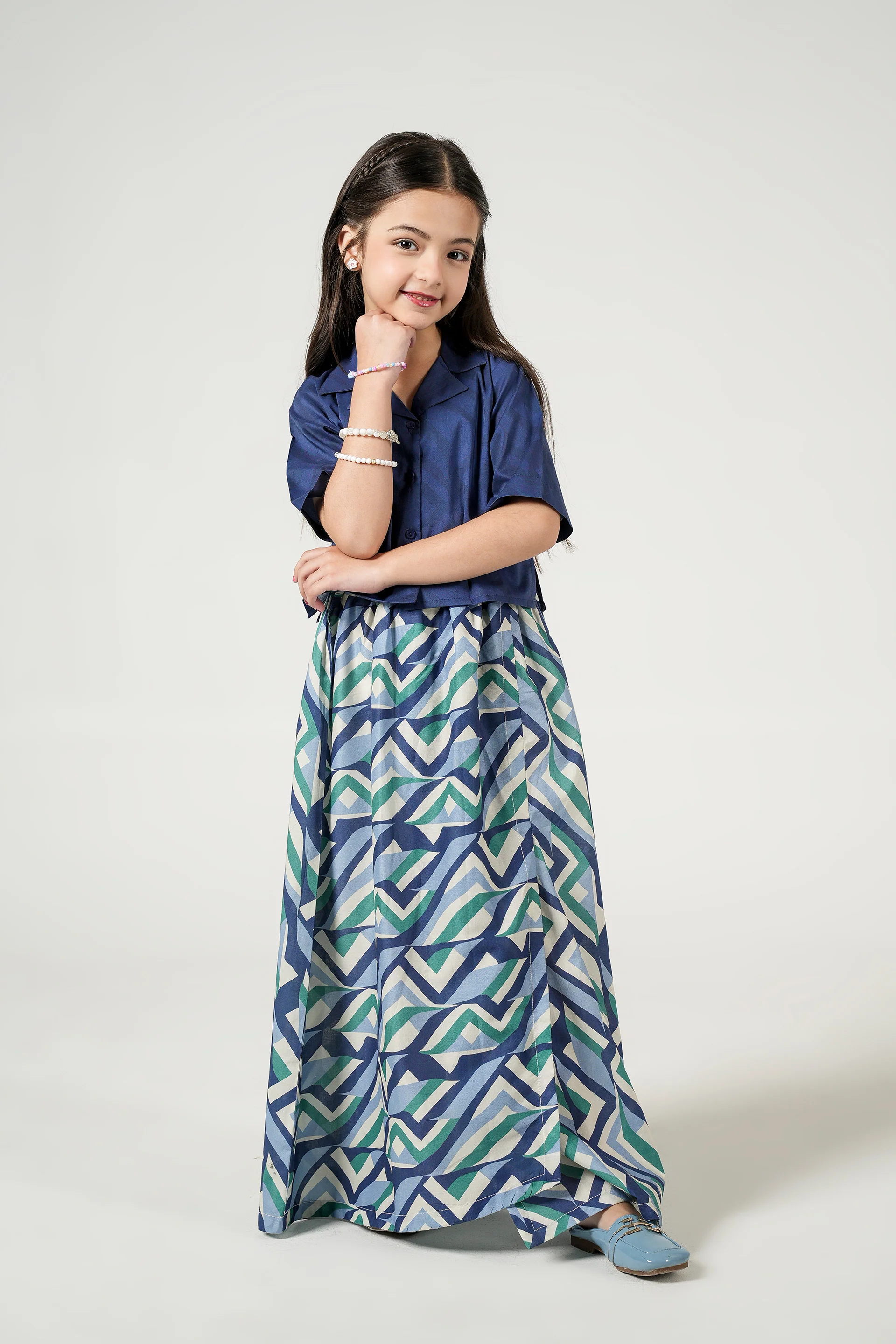 Printed Skirt With Top (BSLS-25) - Image 2