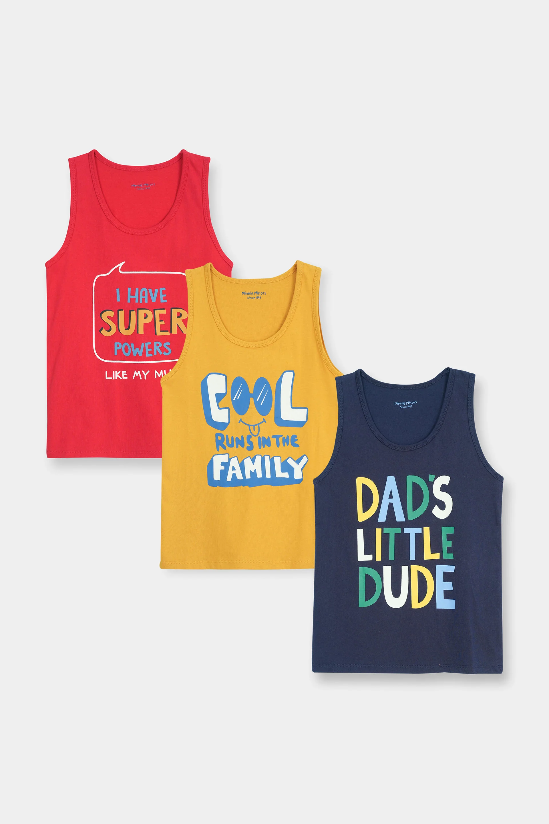 Graphic Vest (Pack Of 3) (BV-158)