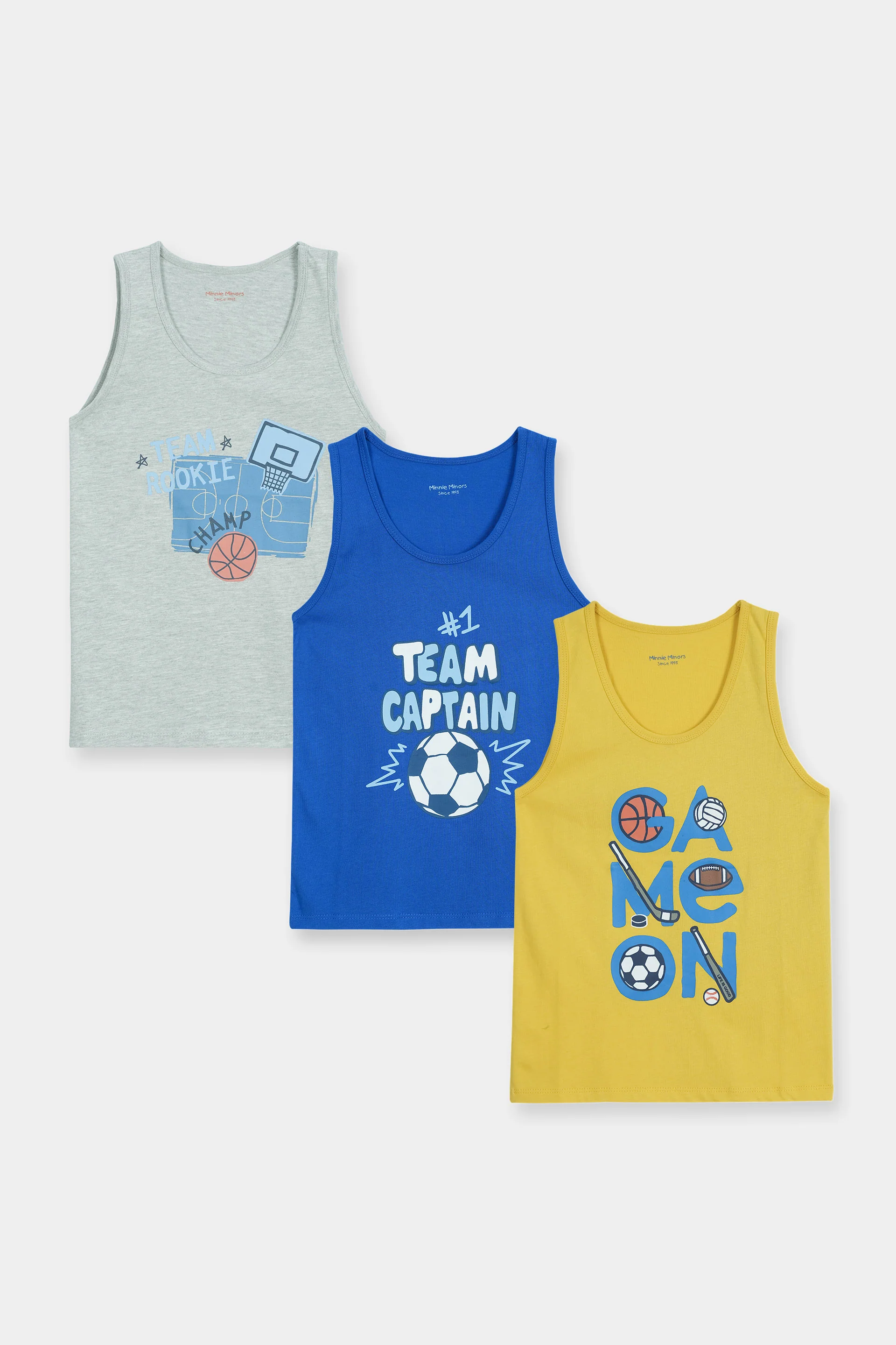 Graphic Vest (Pack Of 3) (BV-161)