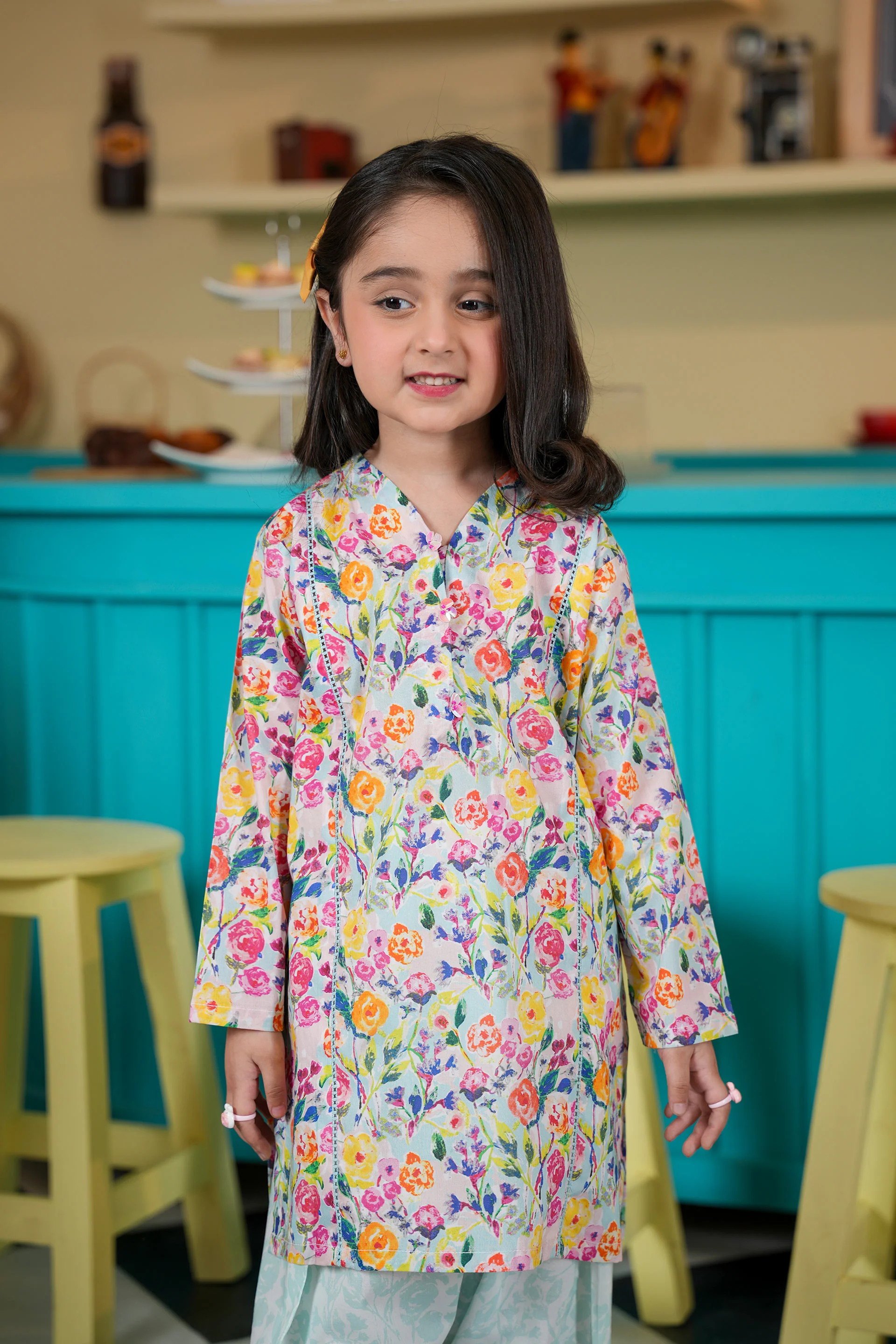 Printed Kameez And Shalwar (DGKSB-71) - Image 2