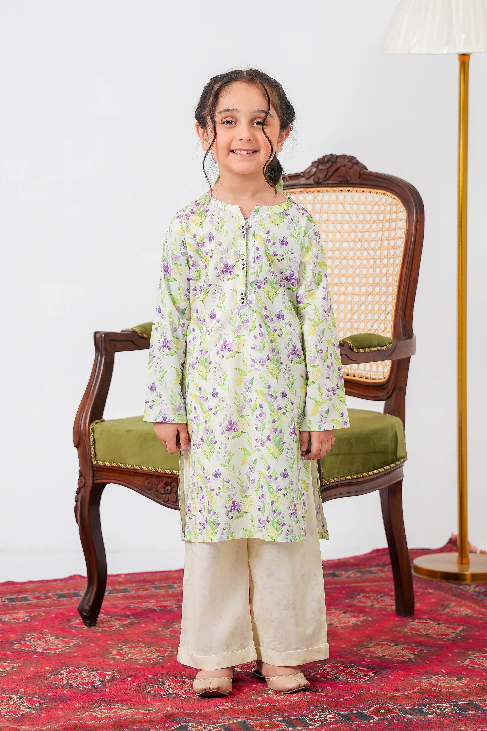 Printed Kameez With Trousers (DGKSB-76)