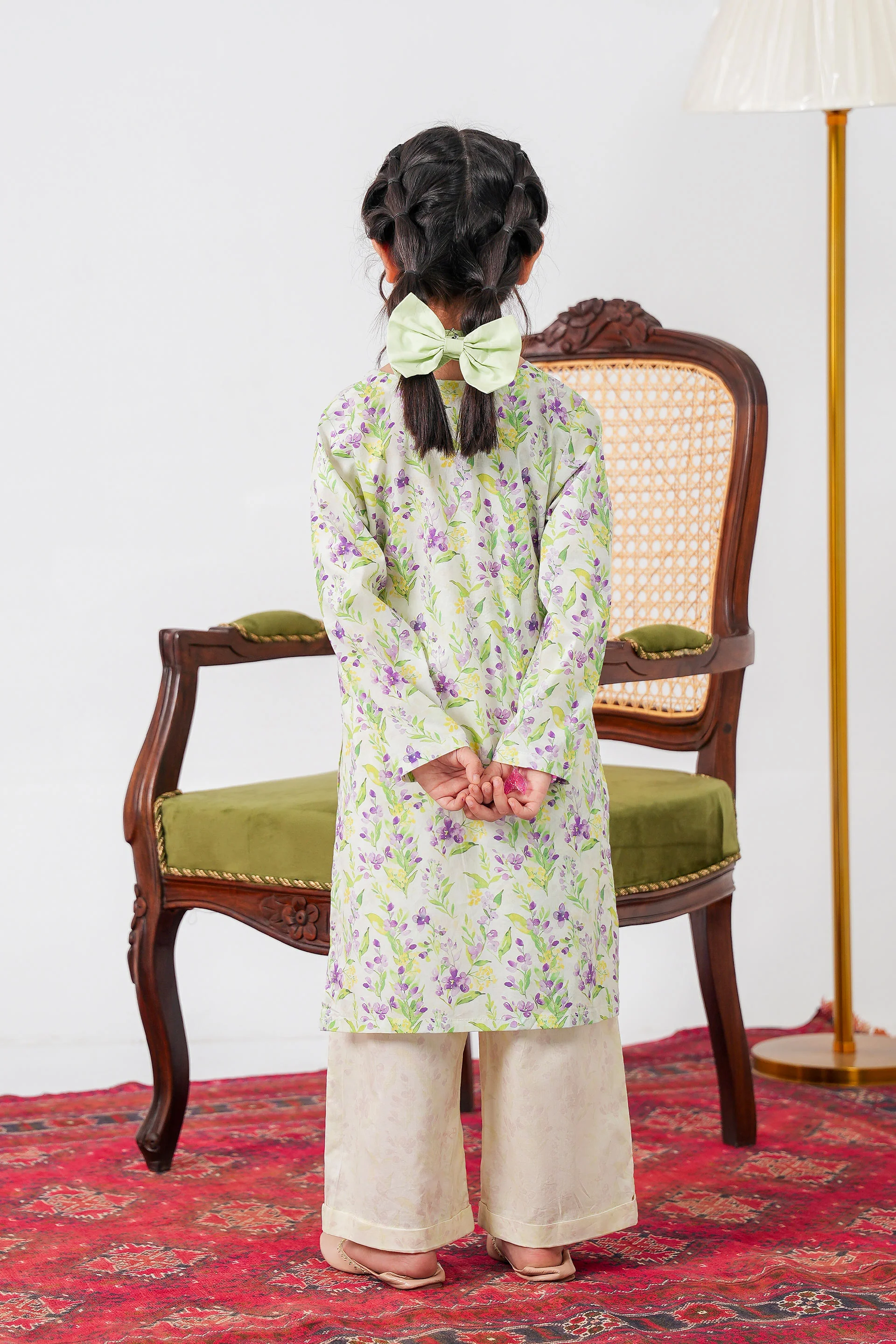 Printed Kameez With Trousers (DGKSB-76) - Image 3