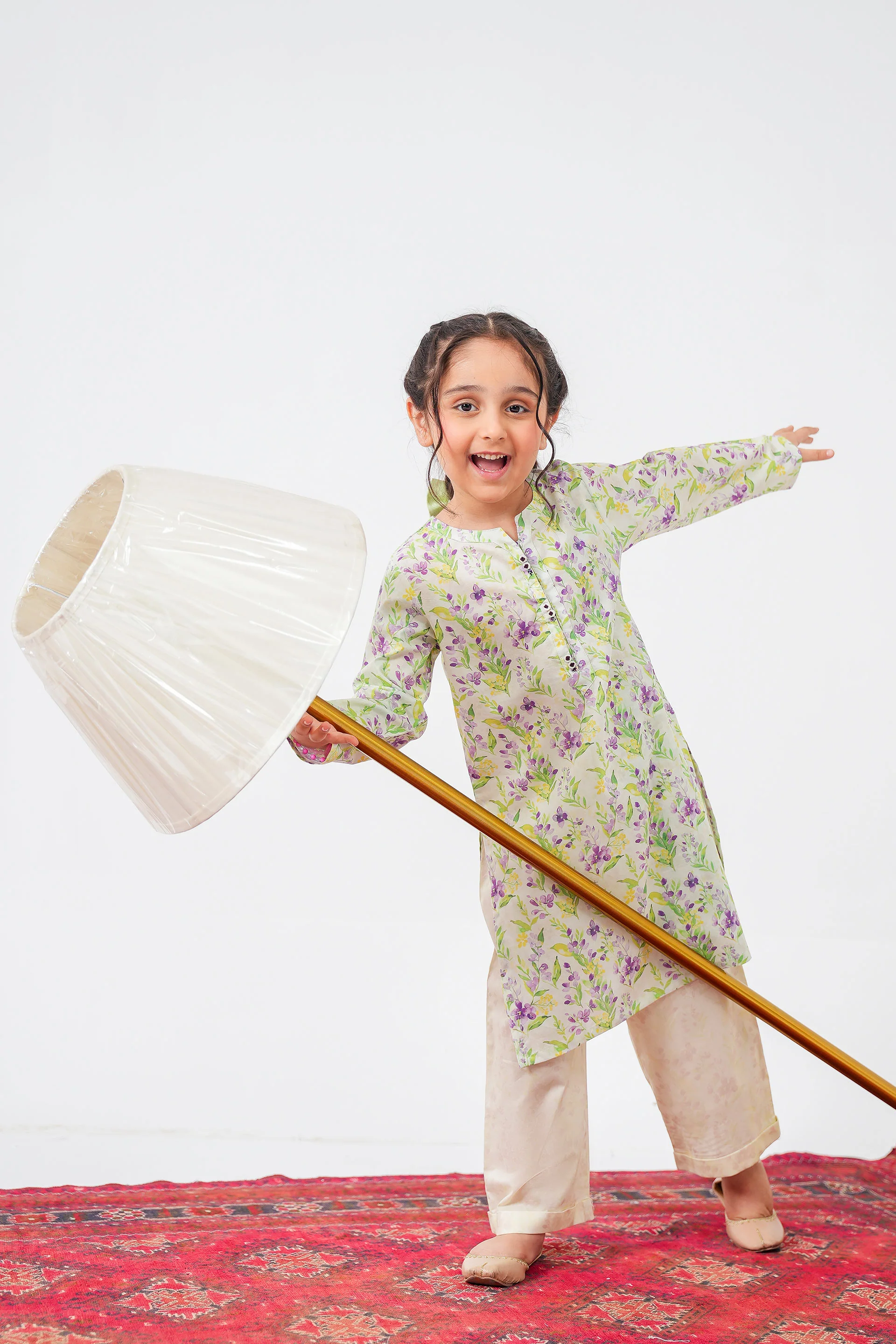 Printed Kameez With Trousers (DGKSB-76) - Image 4