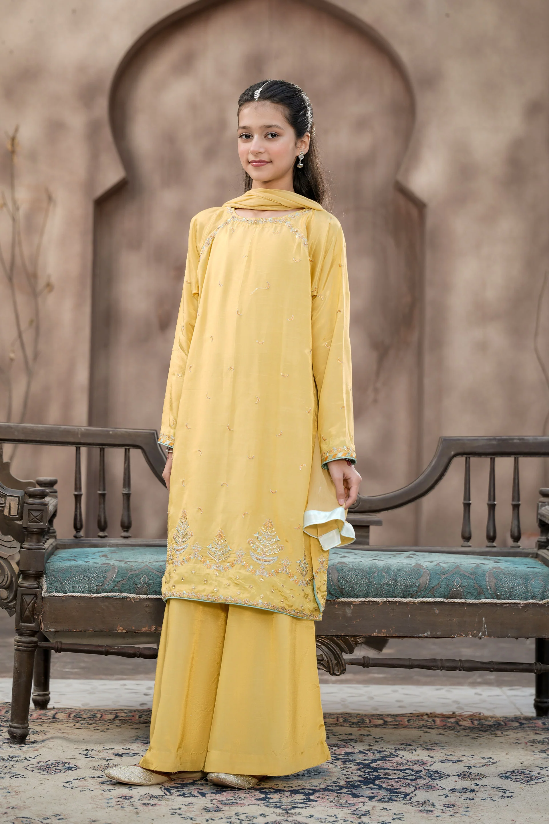 Shirt With Sharara And Dupatta (EFW-18)