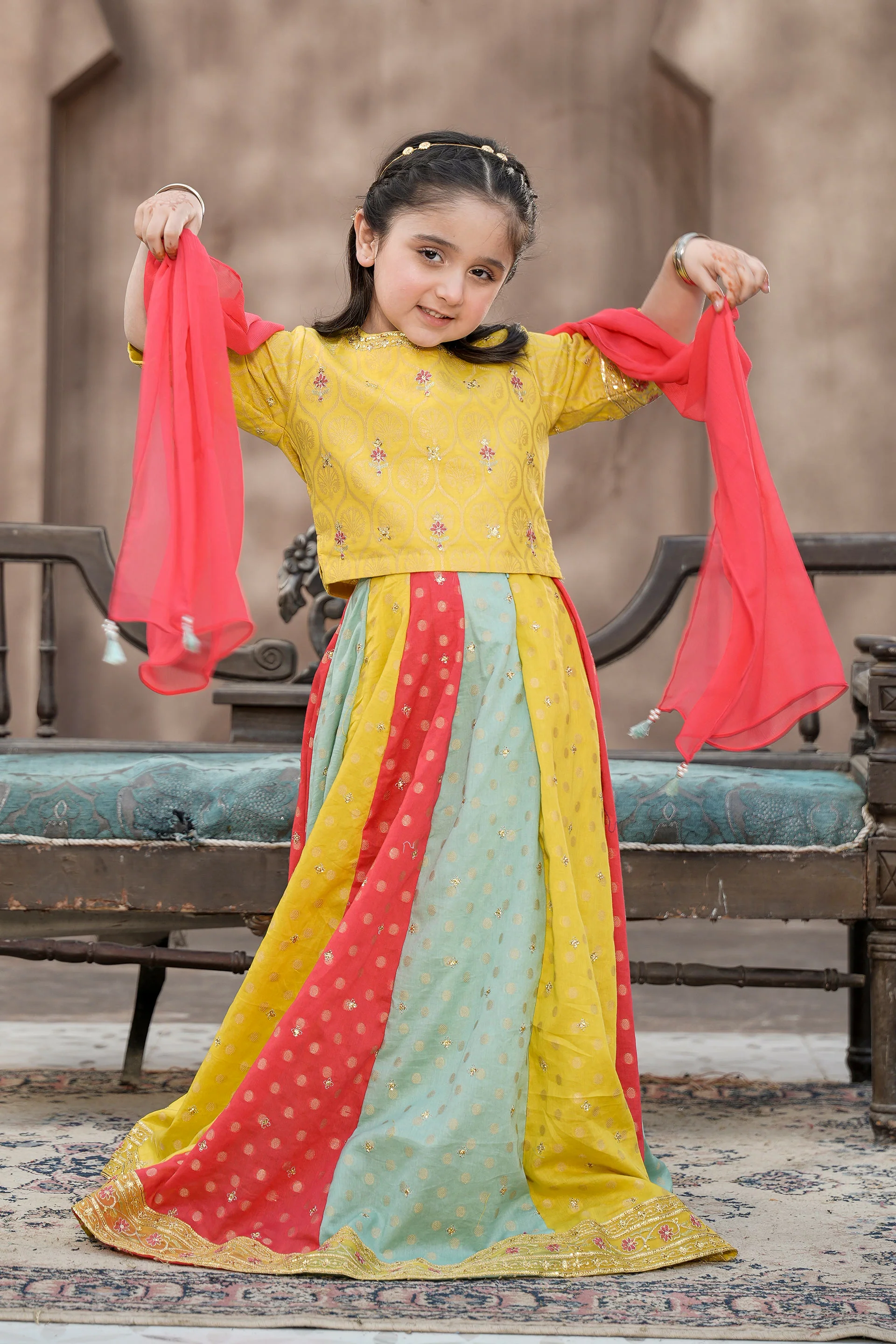 Lehnga Choli With Dupatta (GPW2-01) - Image 3