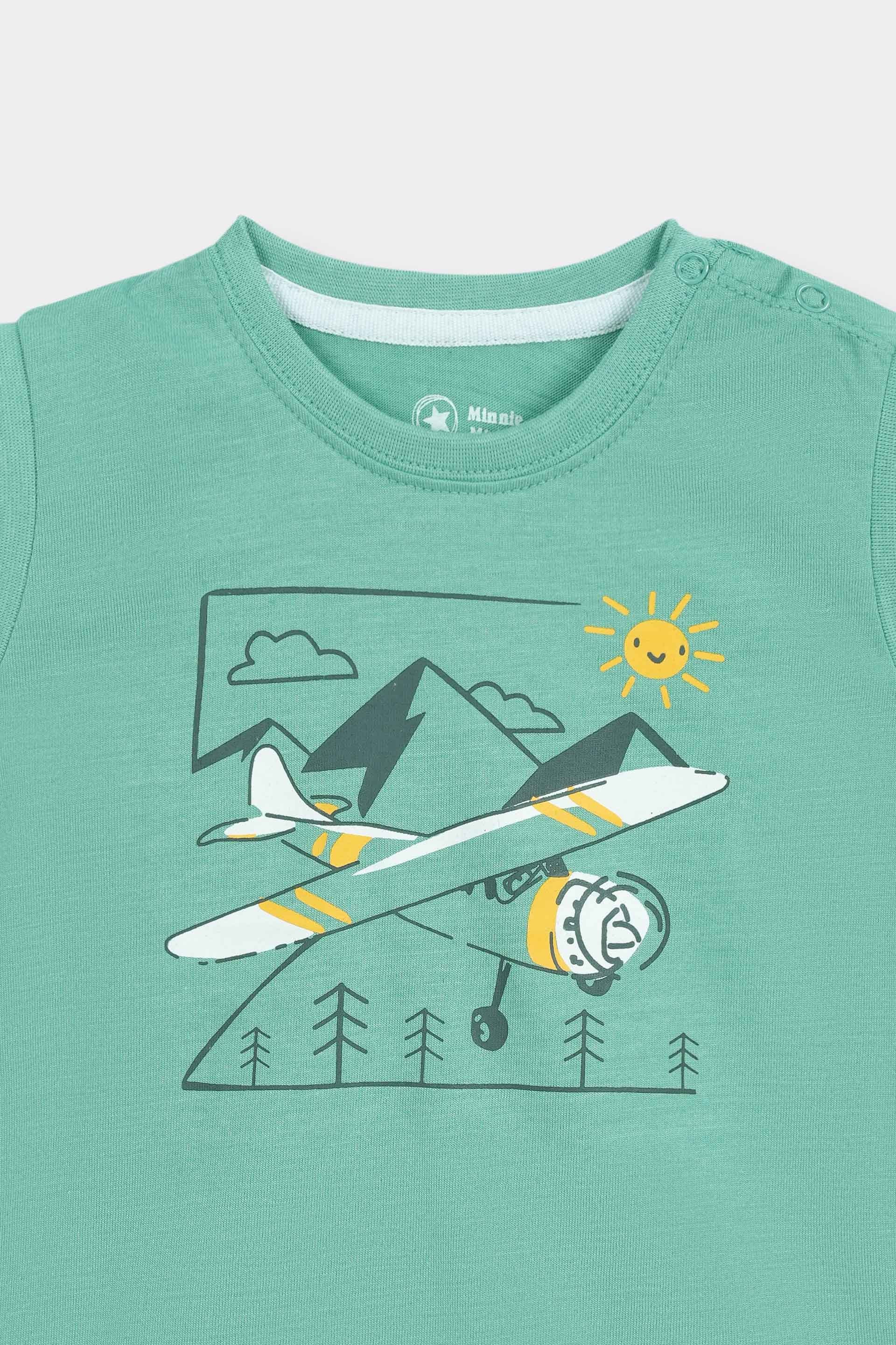Shirt And T-Shirt With Shorts (IDTSS-045) - Image 3