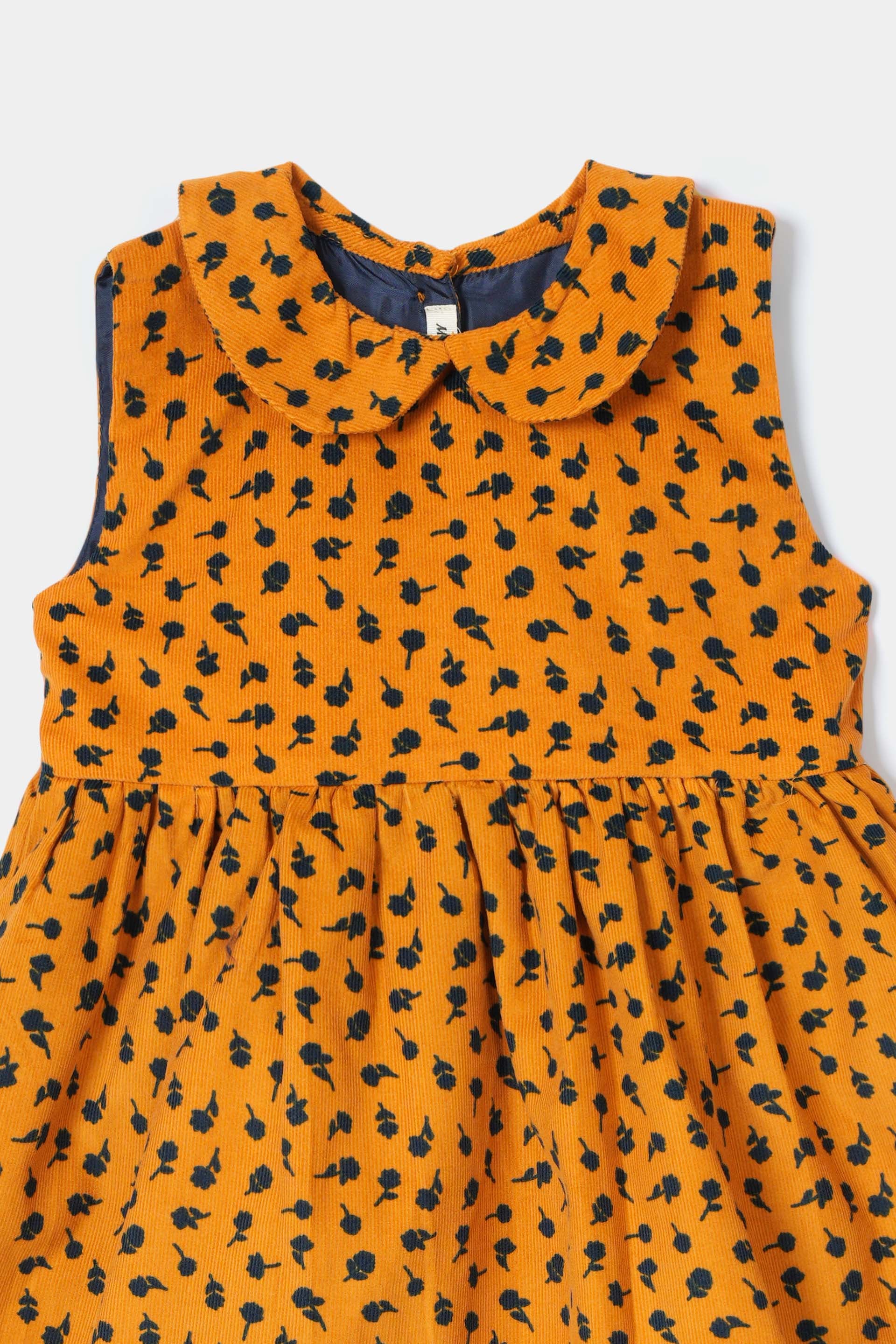 Printed Corduroy Frock & Shrug (IF-454) - Image 4