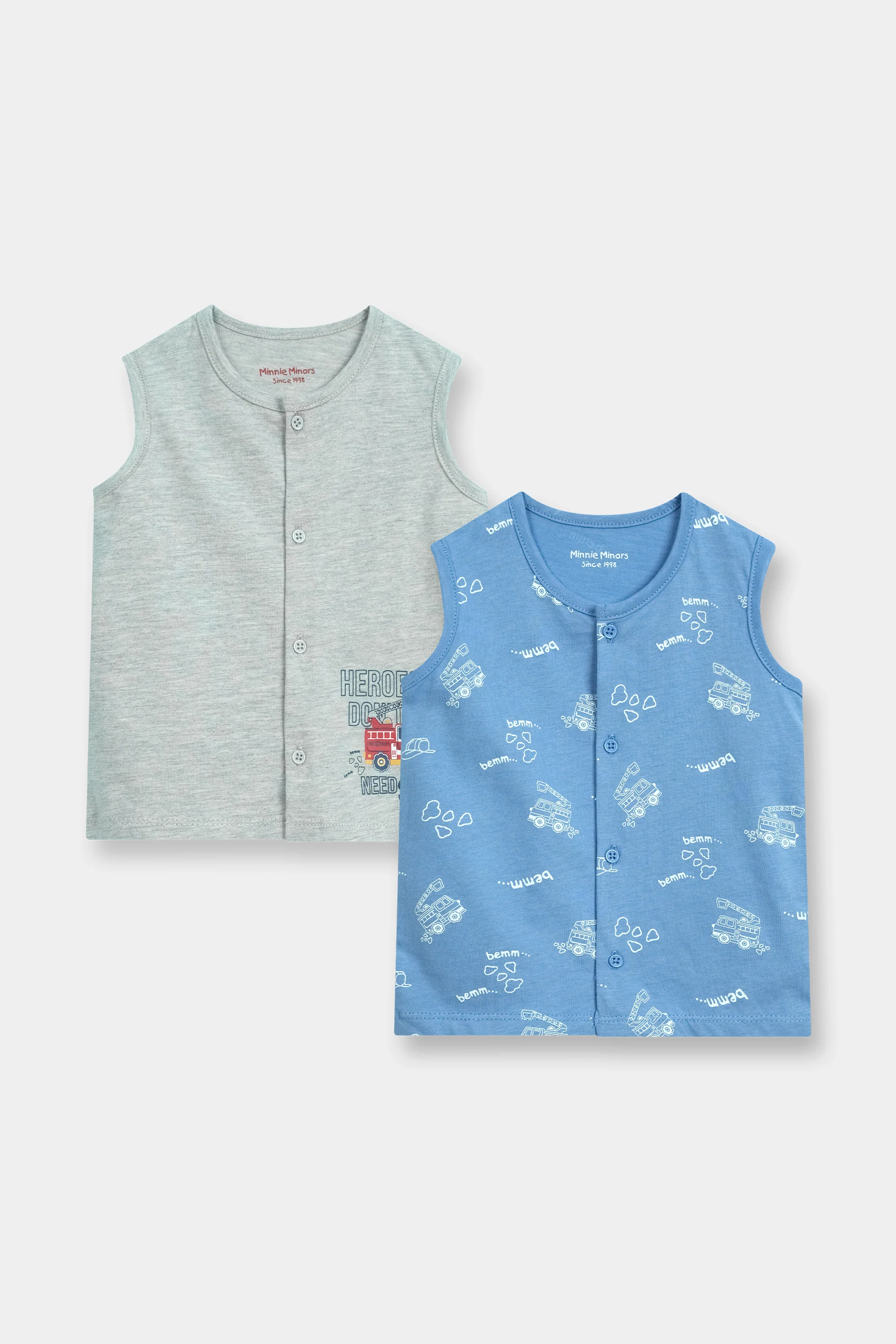 Graphic Vest (Pack Of 2) (IVB-018)