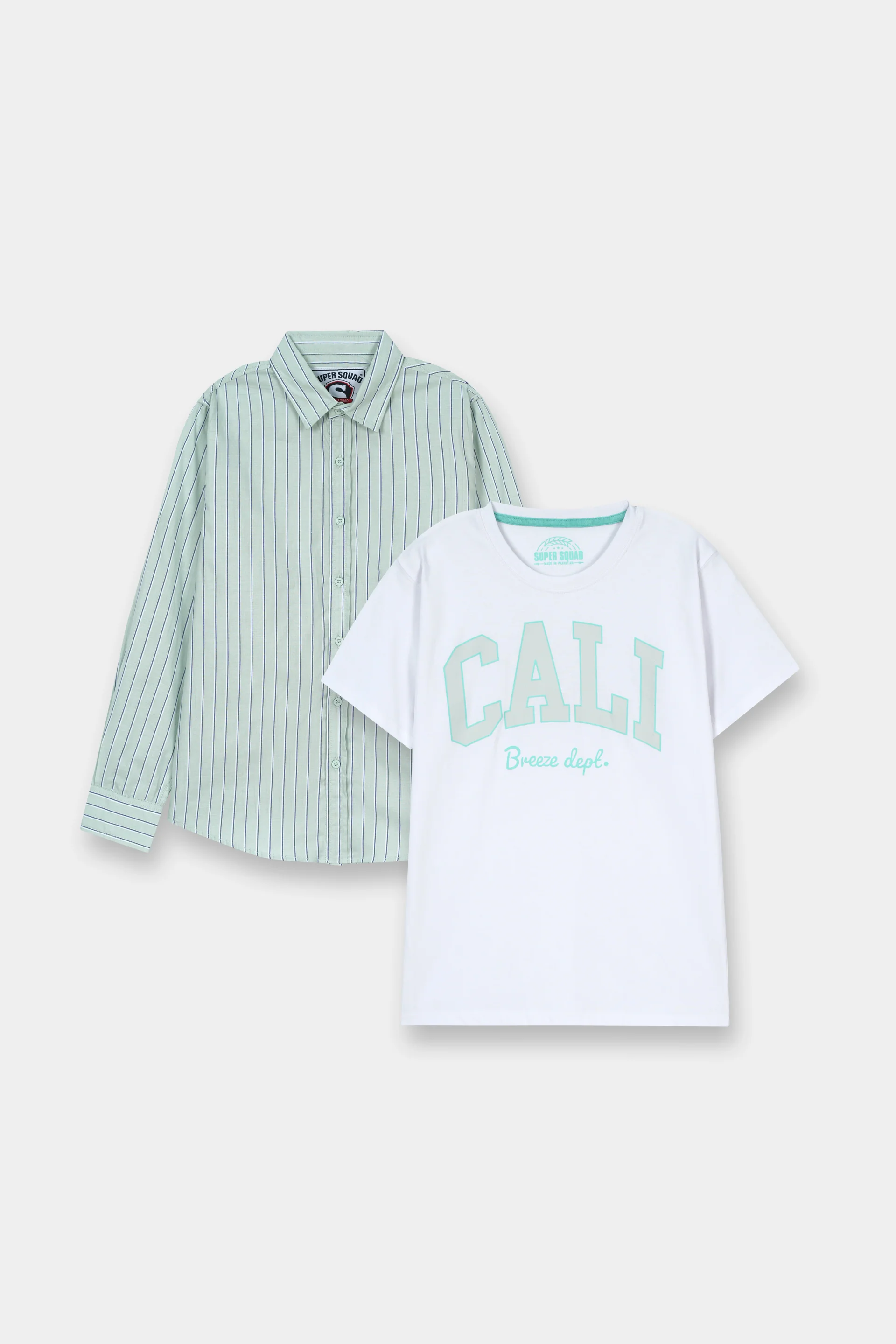 Boys Shirt And T-Shirt Pack (MSSST-27)