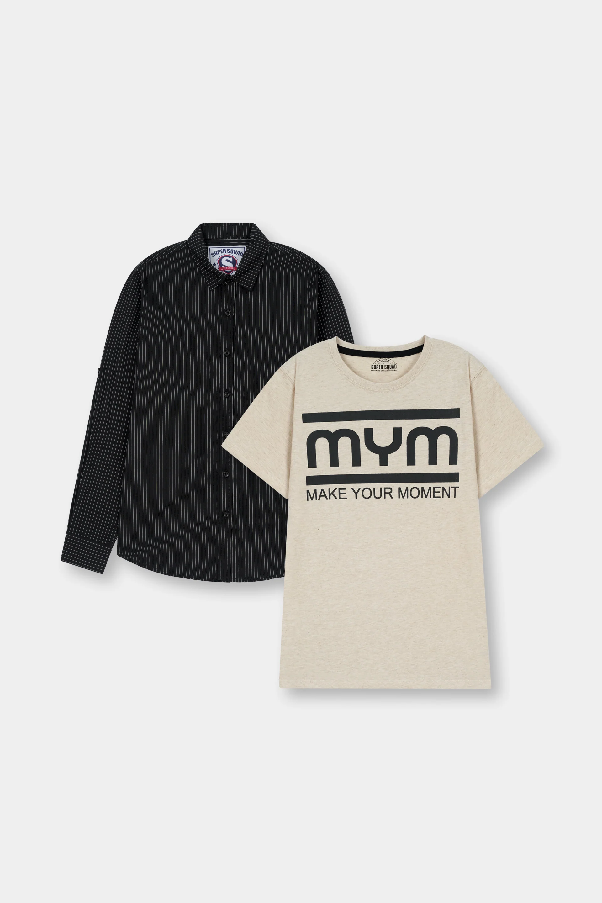 Boys Shirt And T-Shirt Pack (MSSST-28)