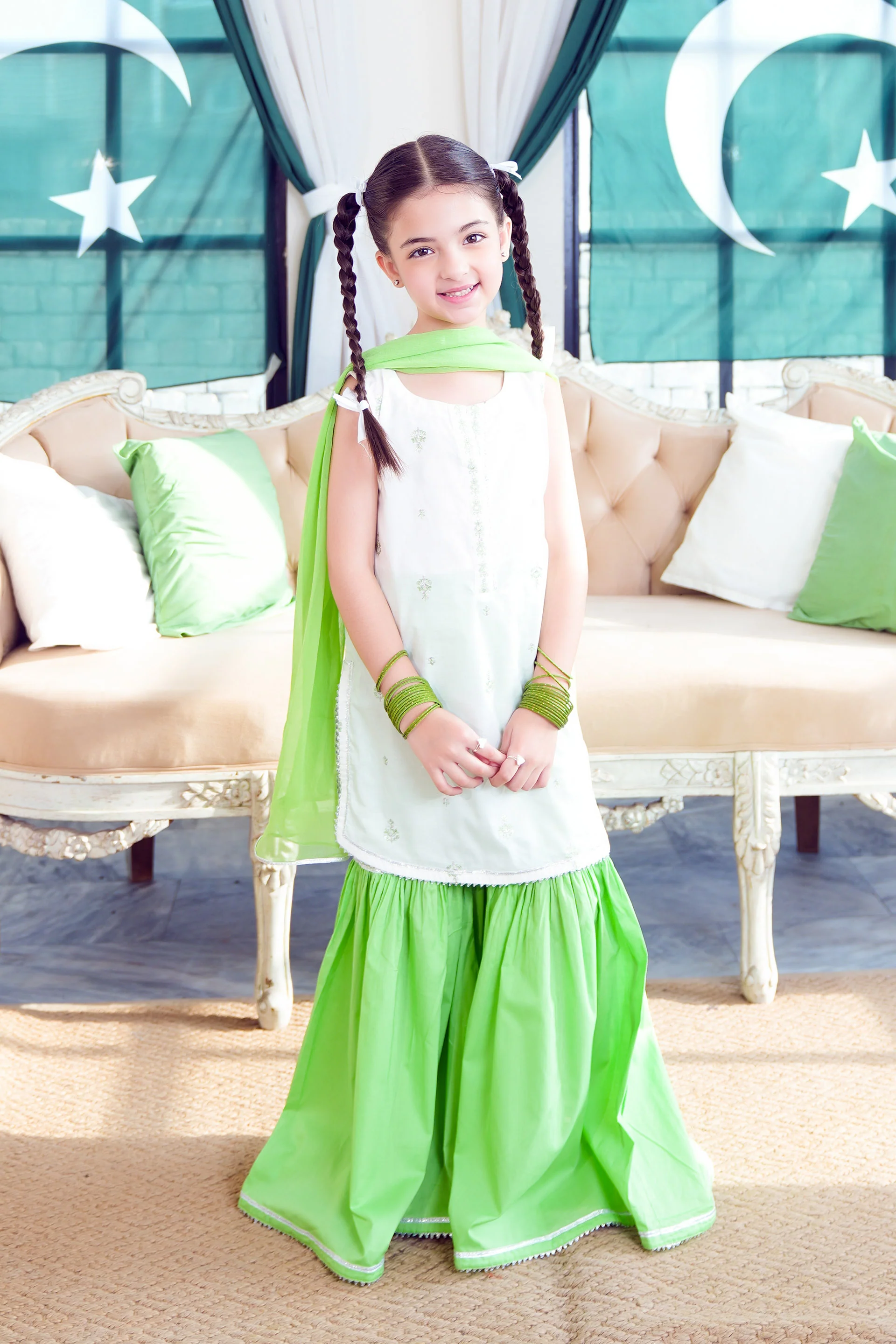 Embroidered Rangeen Set 14th August (SE-RGKS-26) - Image 2