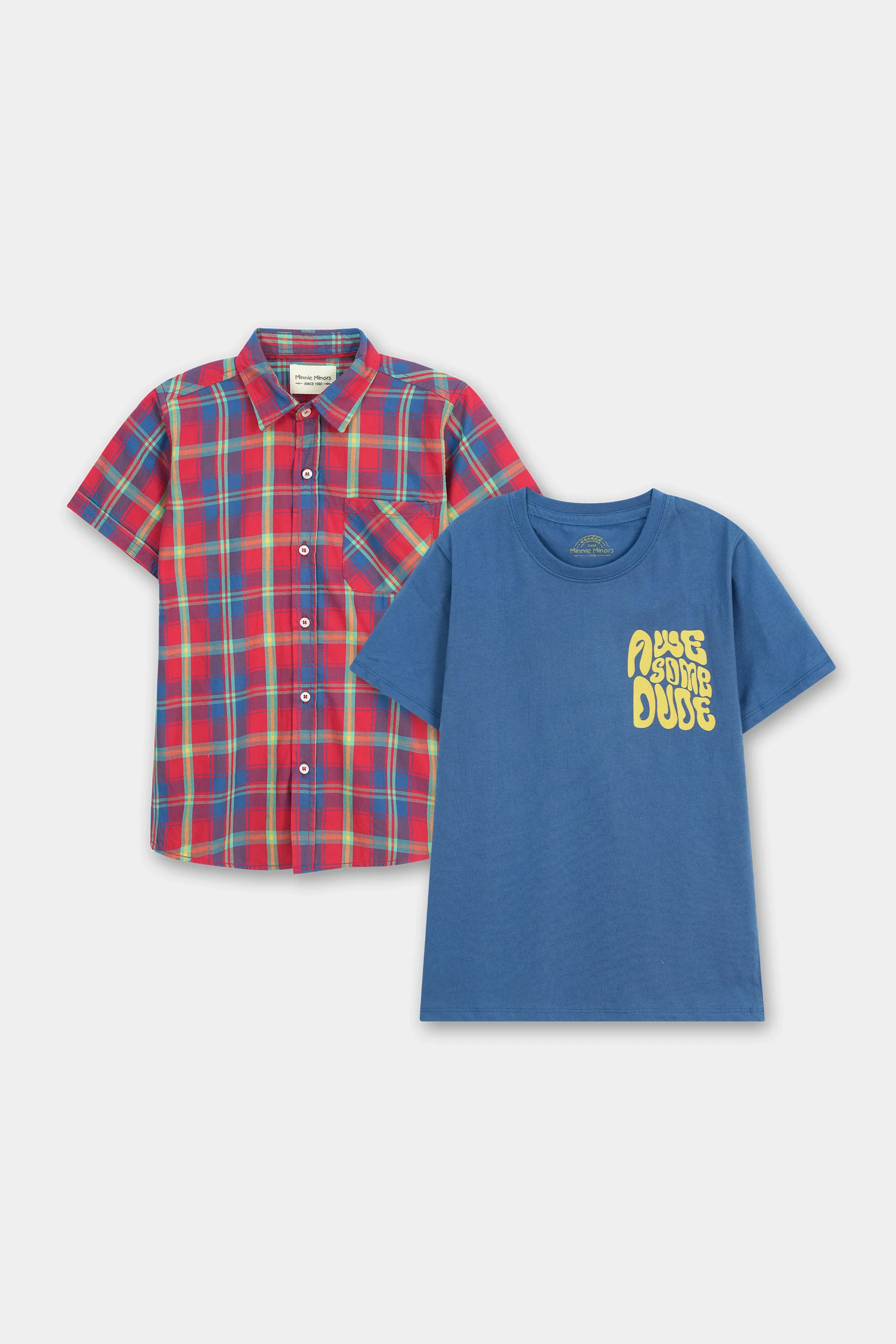 Shirt And T-Shirt Set (SST-168)