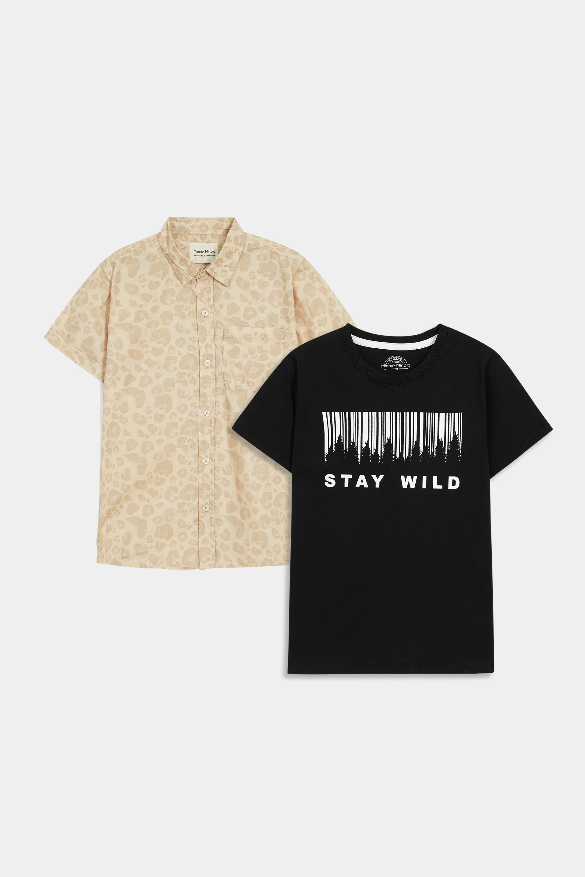 Shirt And T-Shirt Set (SST-171)