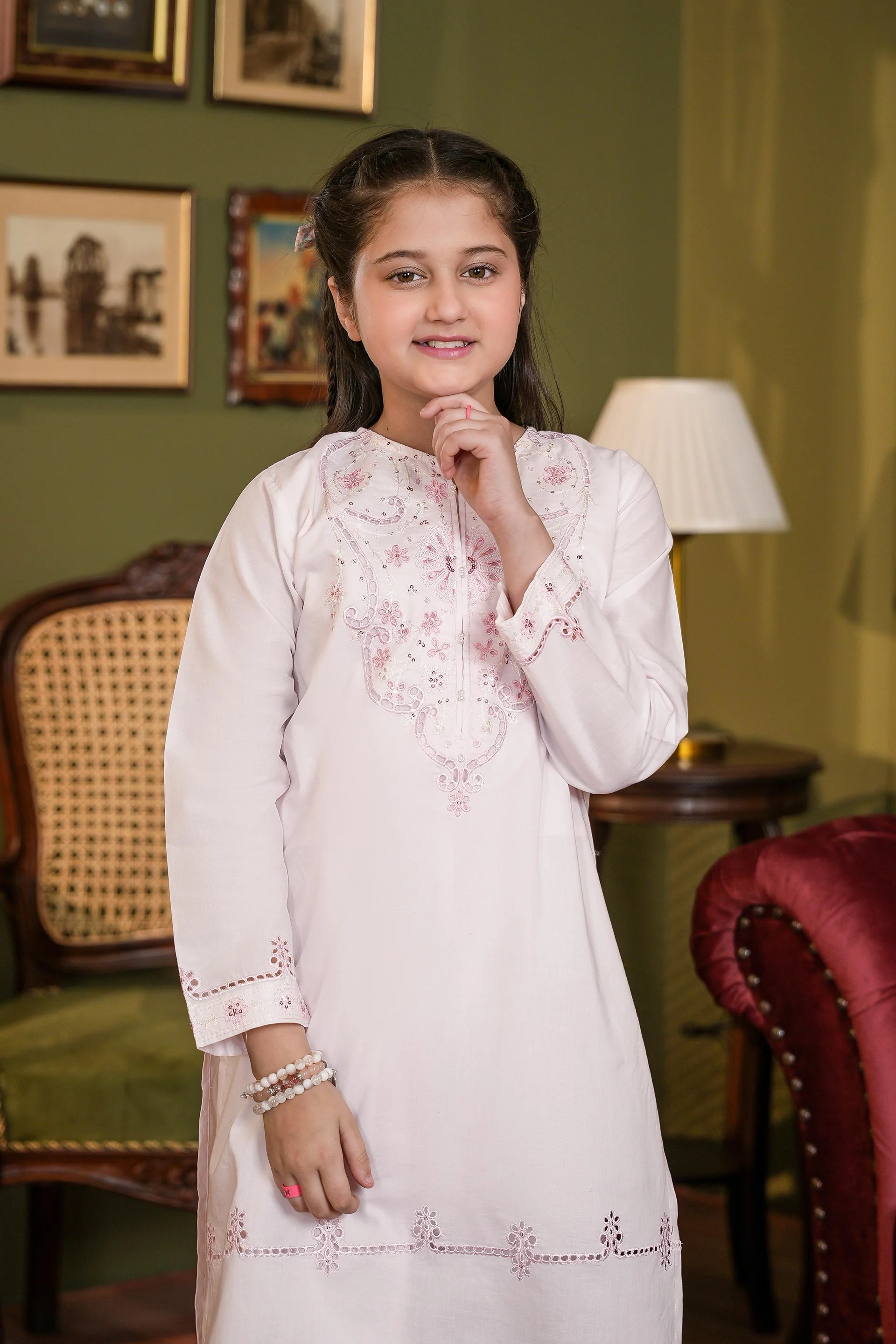 Shalwar And Kameez (Embroidered) (GSK2-03) - Image 2