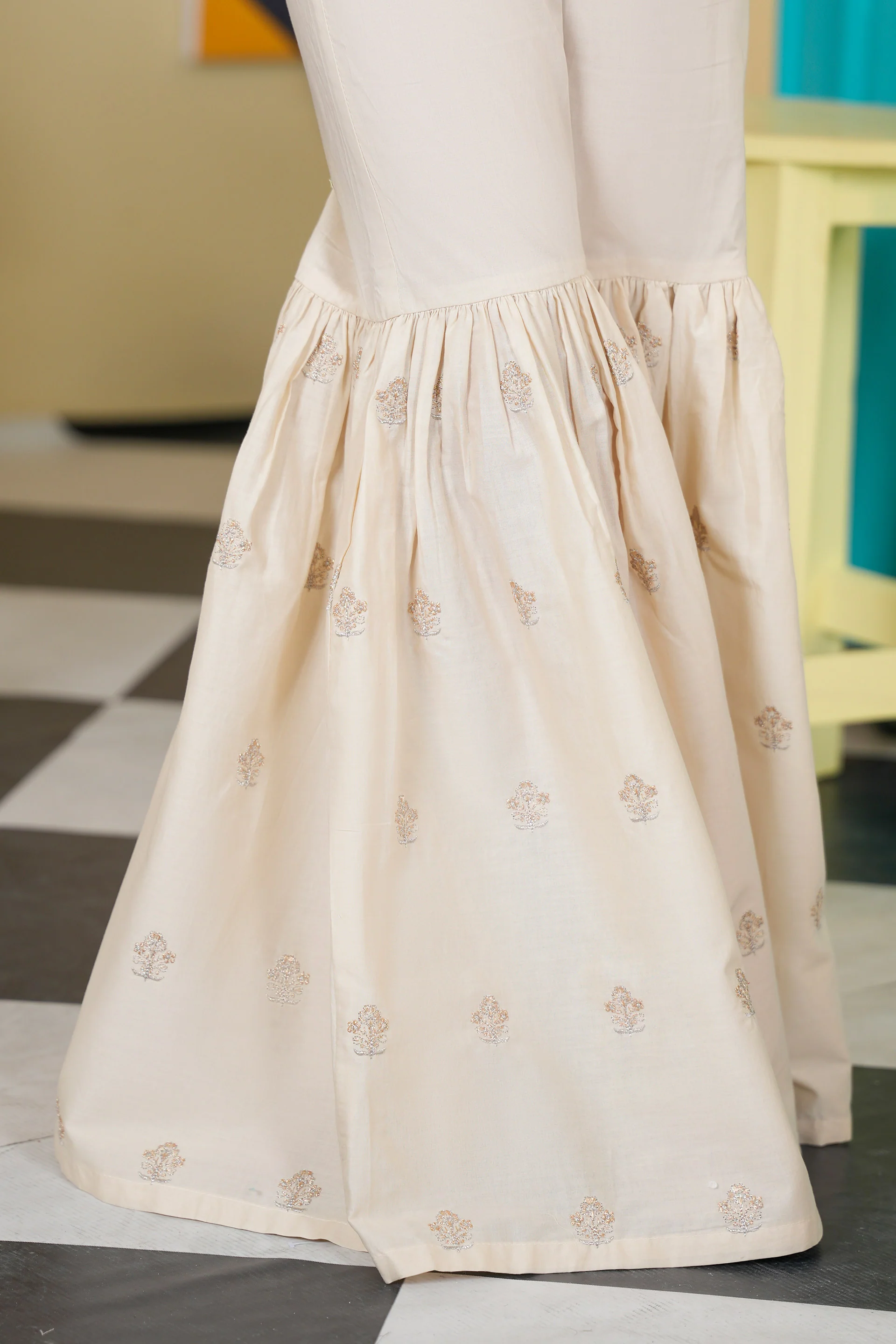 Embroidered Gharara (GCT-150) - Image 3