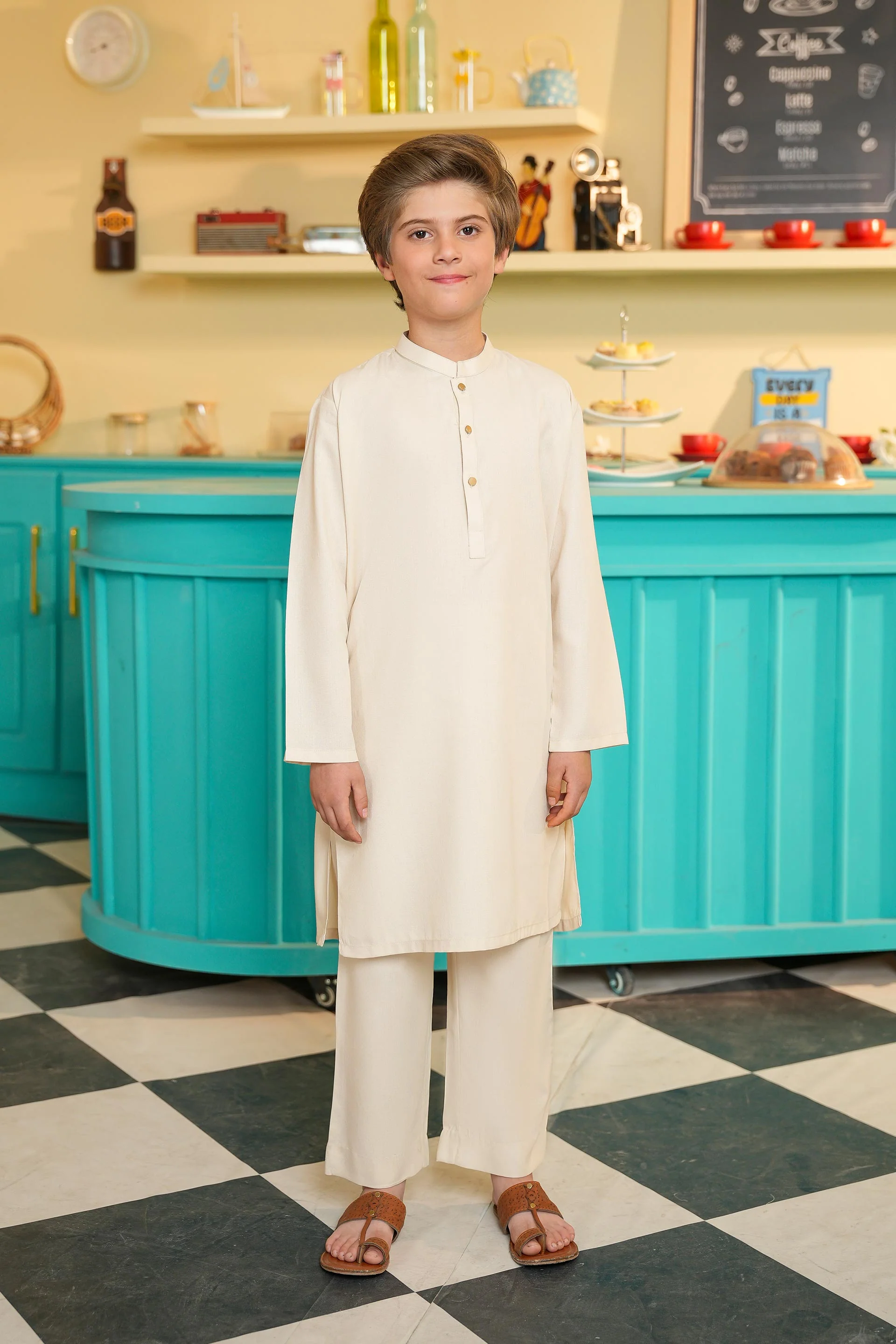 Boys Kurta Trousers Set (KZS-03)