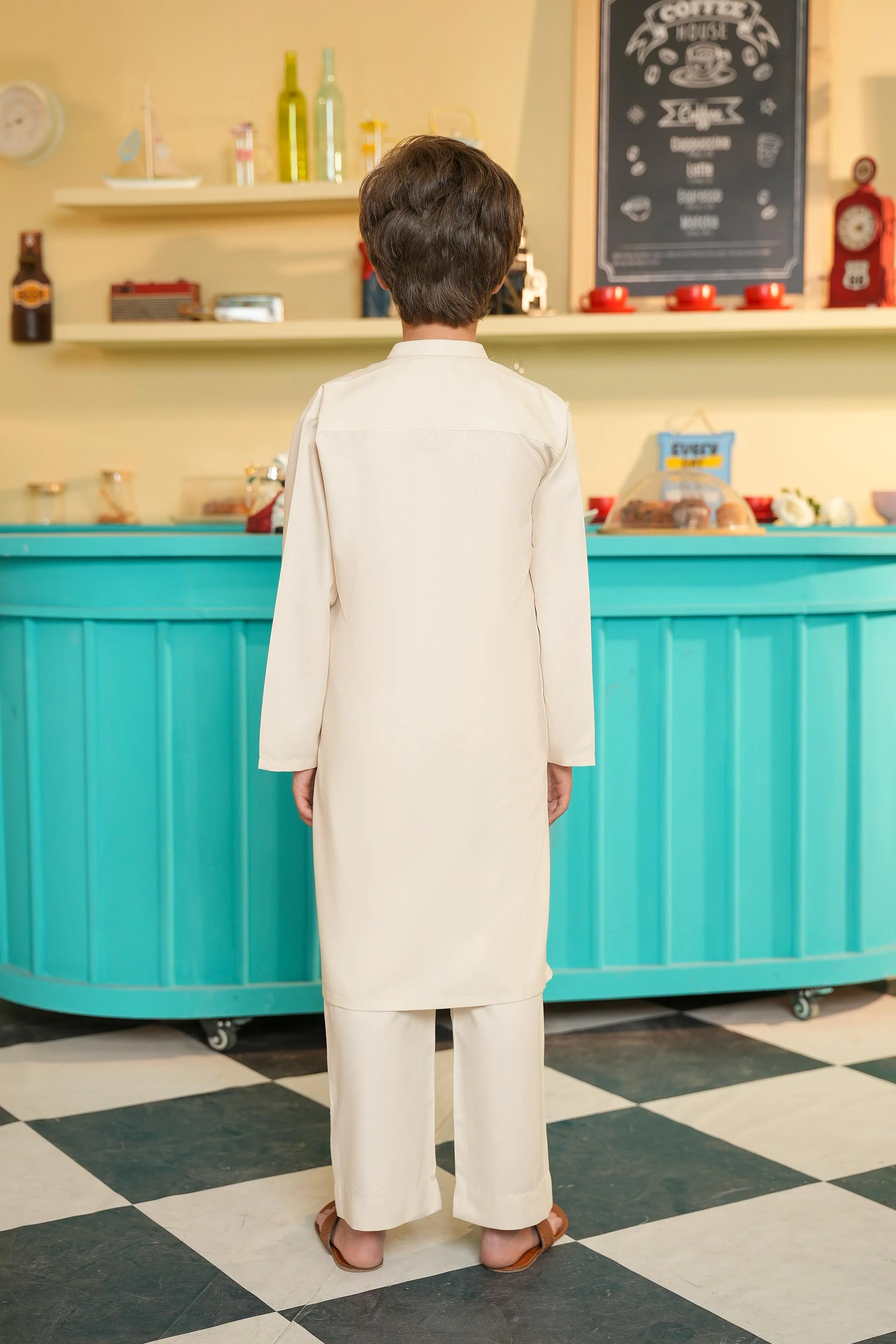 Boys Kurta Trousers Set (KZS-03) - Image 4