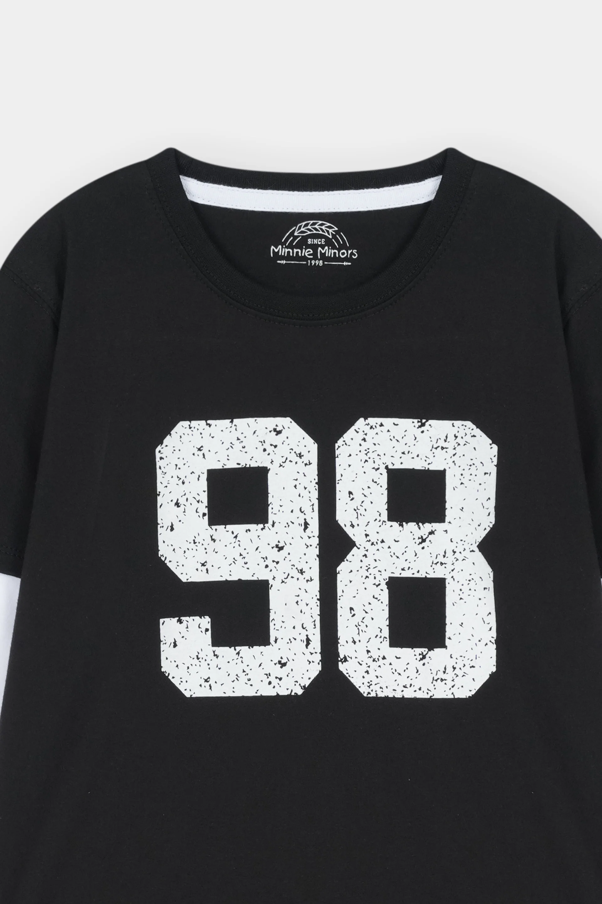 Boys Contrast Full Sleeves Graphic T-Shirt (BKTJ-154) - Image 2