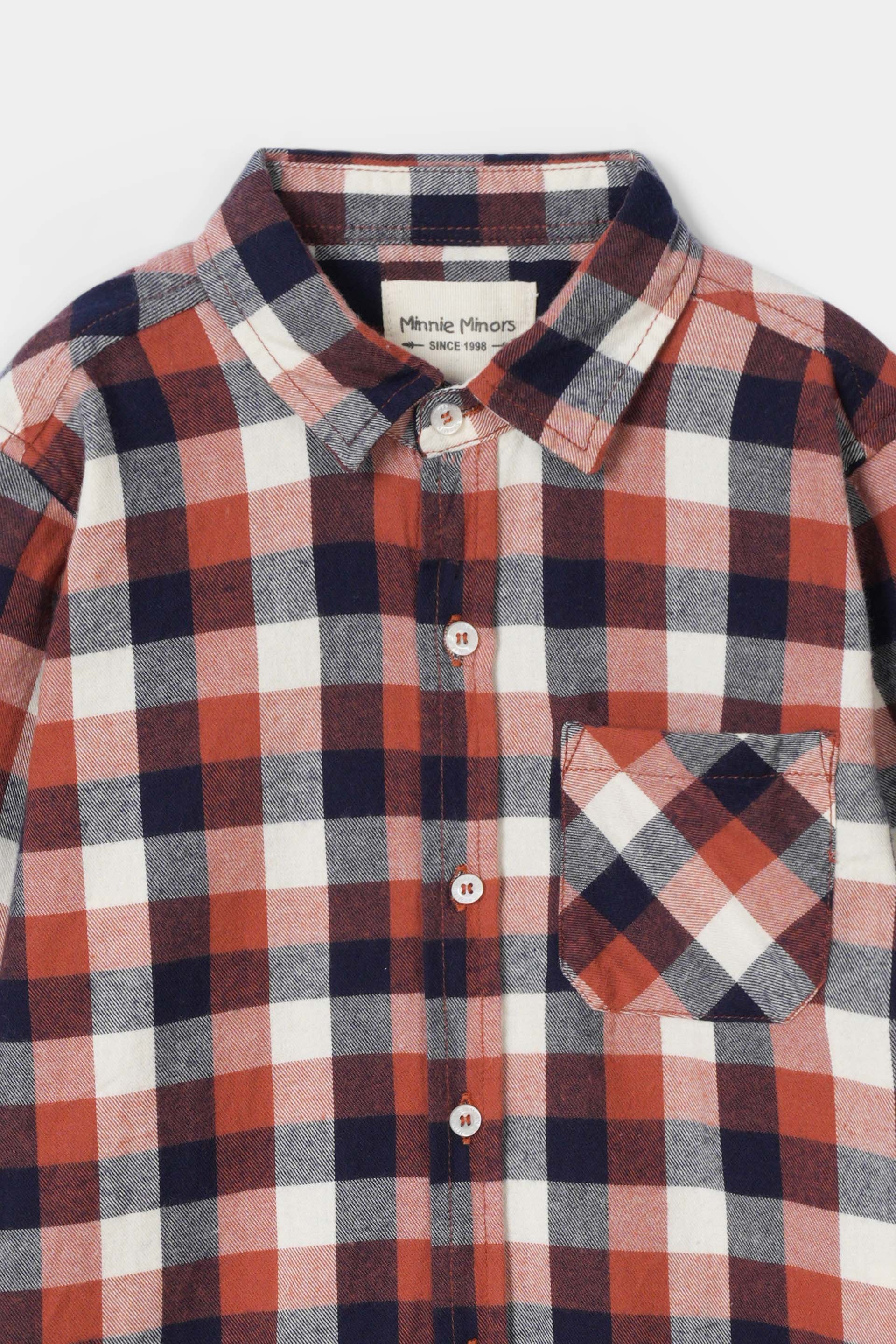 Flannel Check Shirt (MSWBS-31) - Image 2