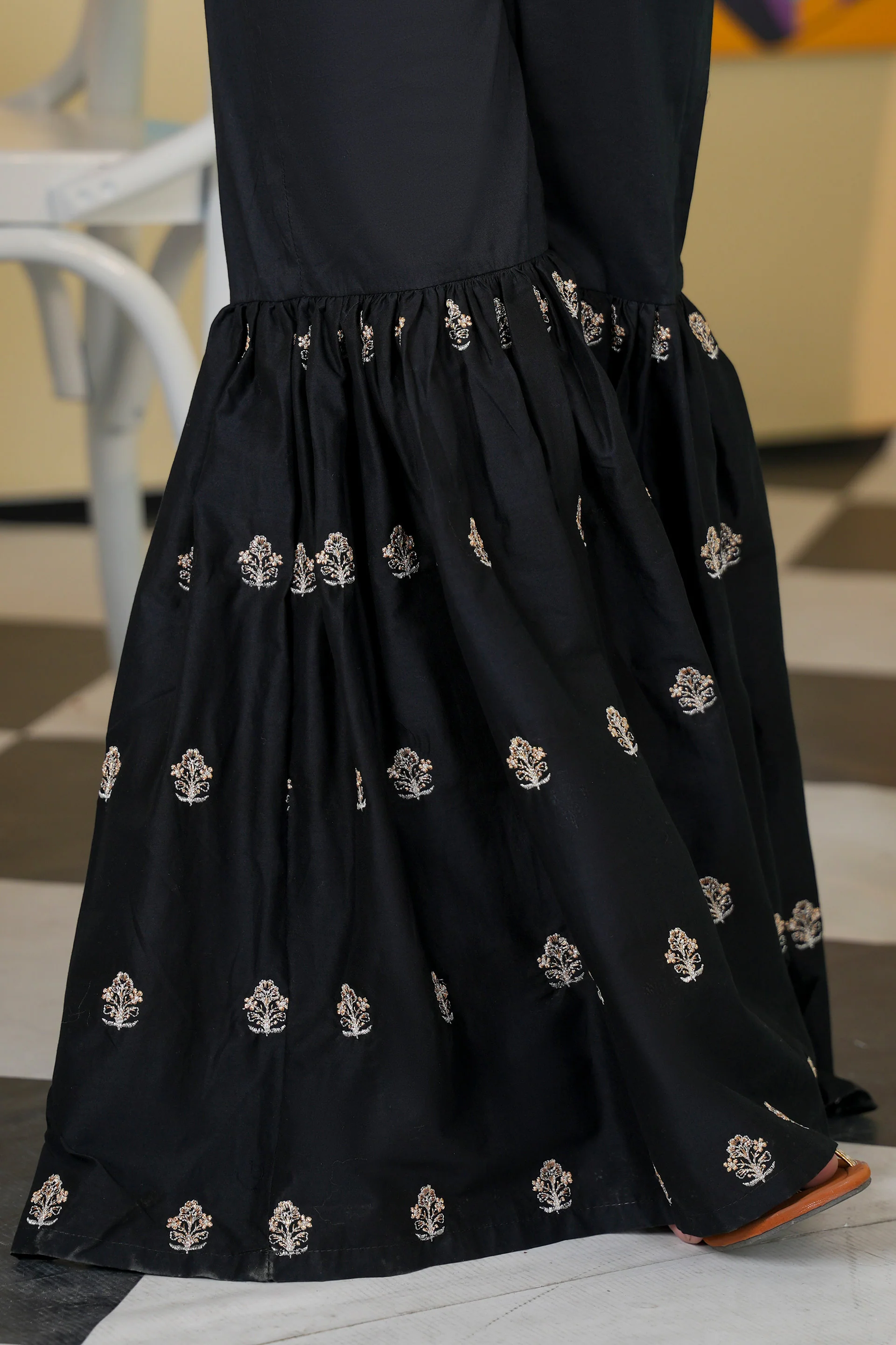 Embroidered Gharara (GCT-150) - Image 3