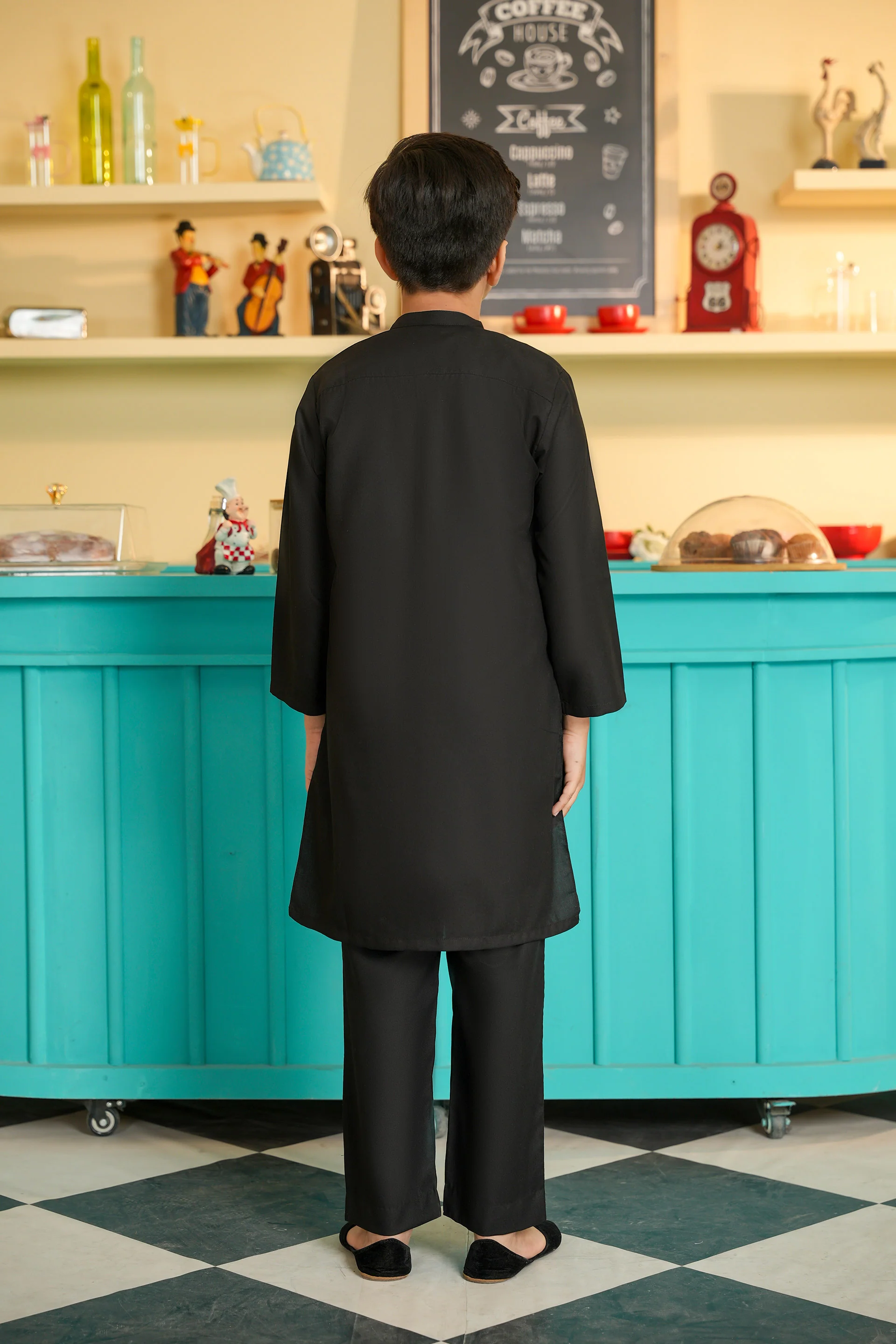 Boys Kurta Trousers Set (KZS-04) - Image 4