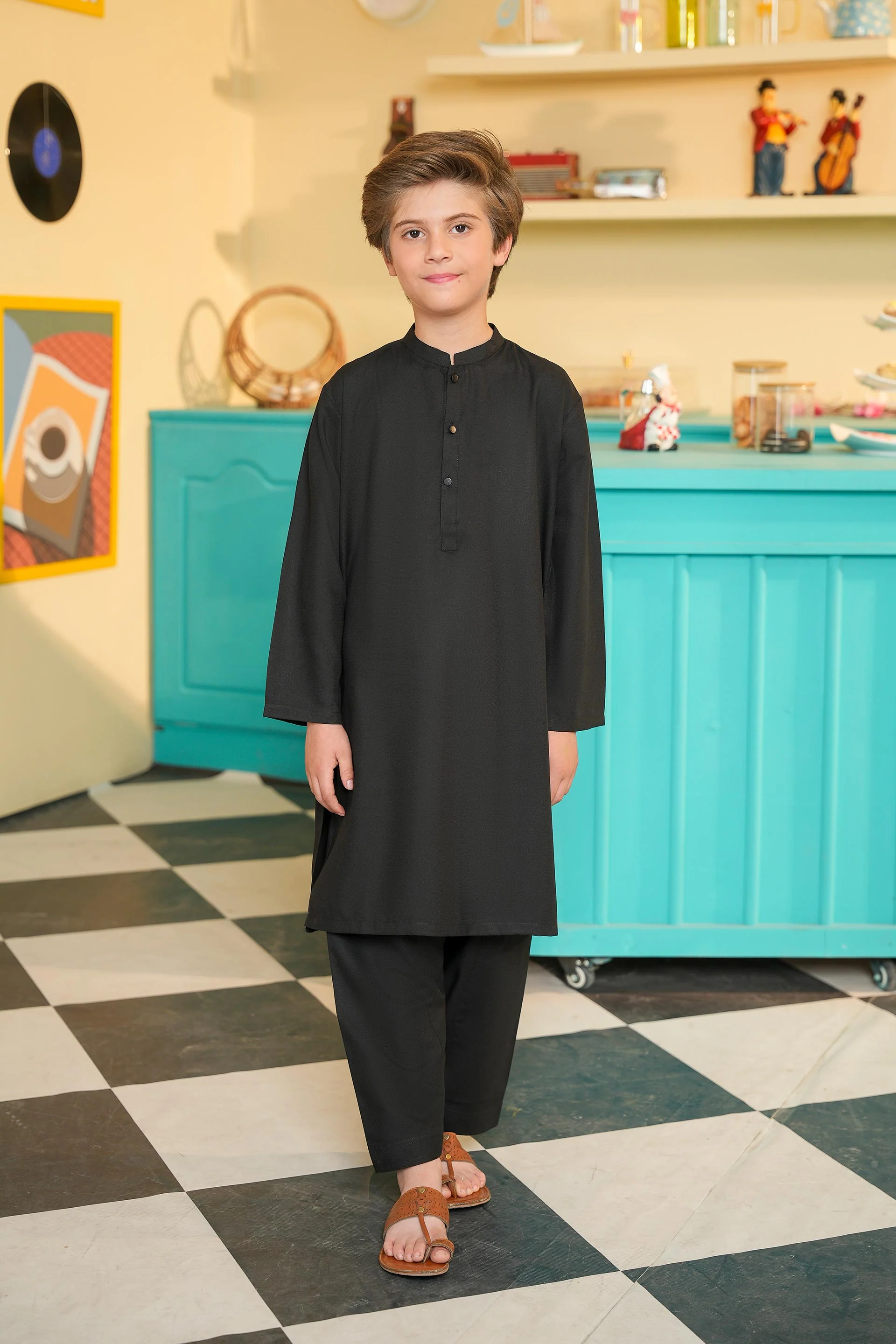 Boys Kurta Shalwar Set (KZS-04A)