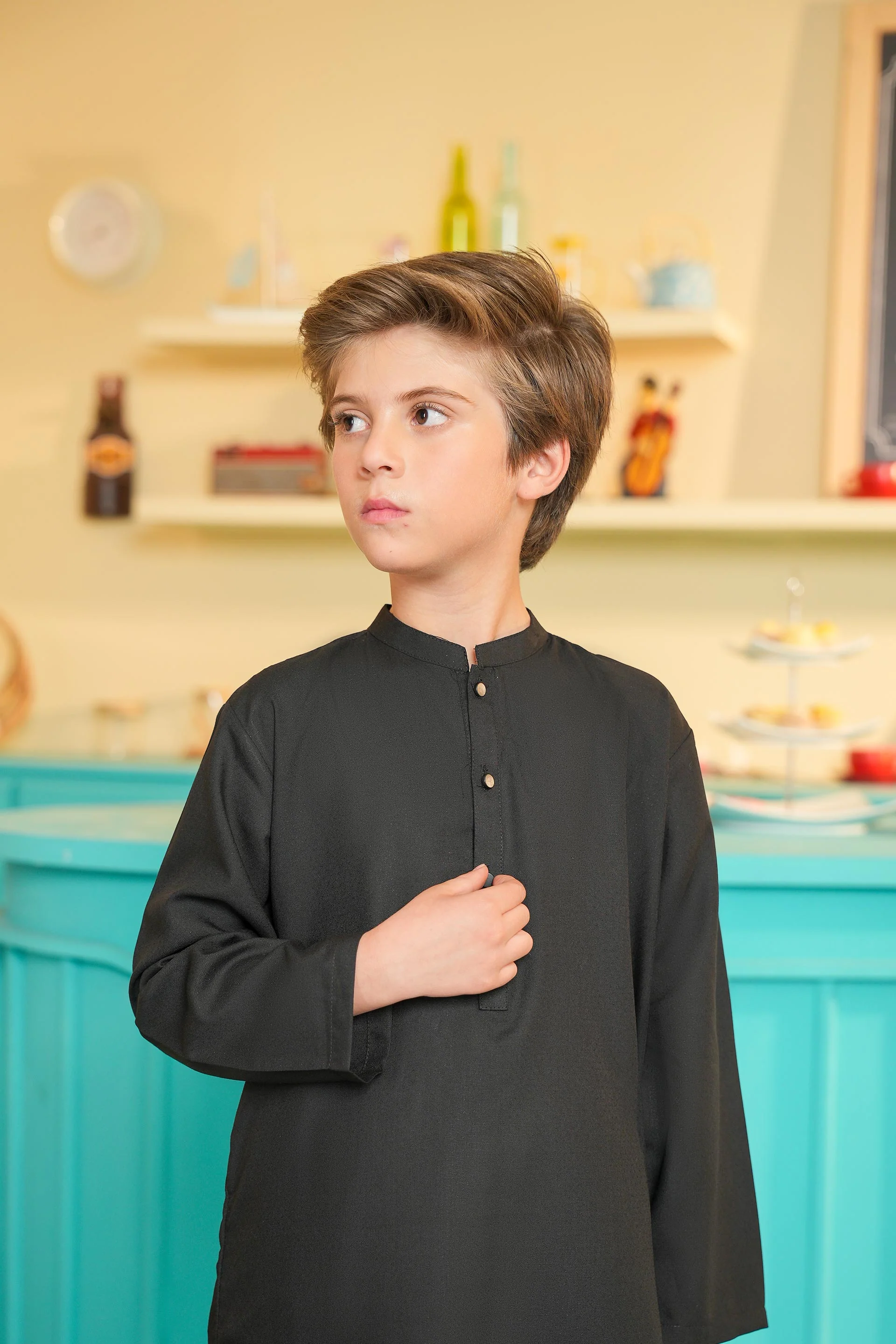 Boys Kurta Shalwar Set (KZS-04A) - Image 2
