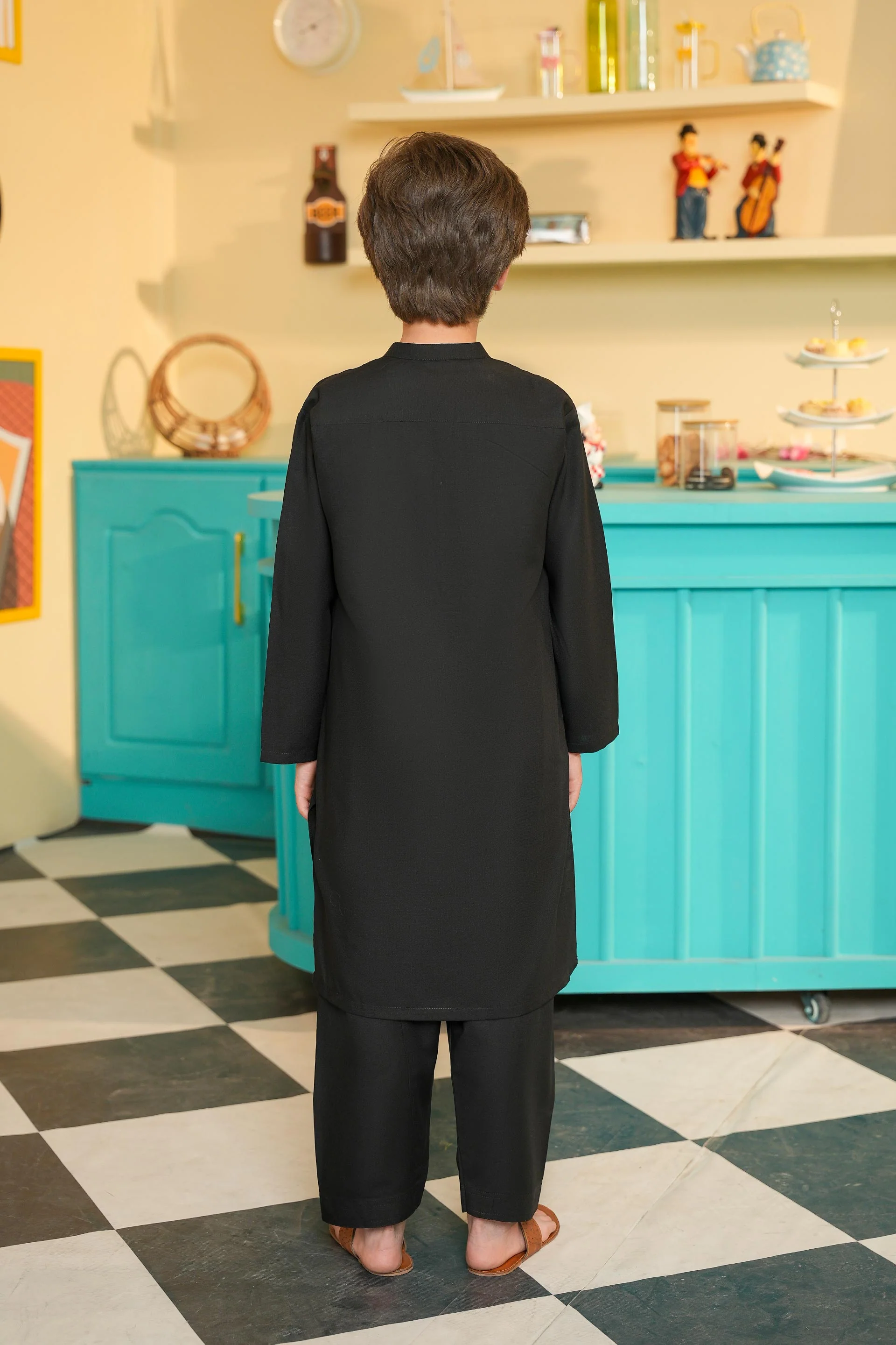 Boys Kurta Shalwar Set (KZS-04A) - Image 4