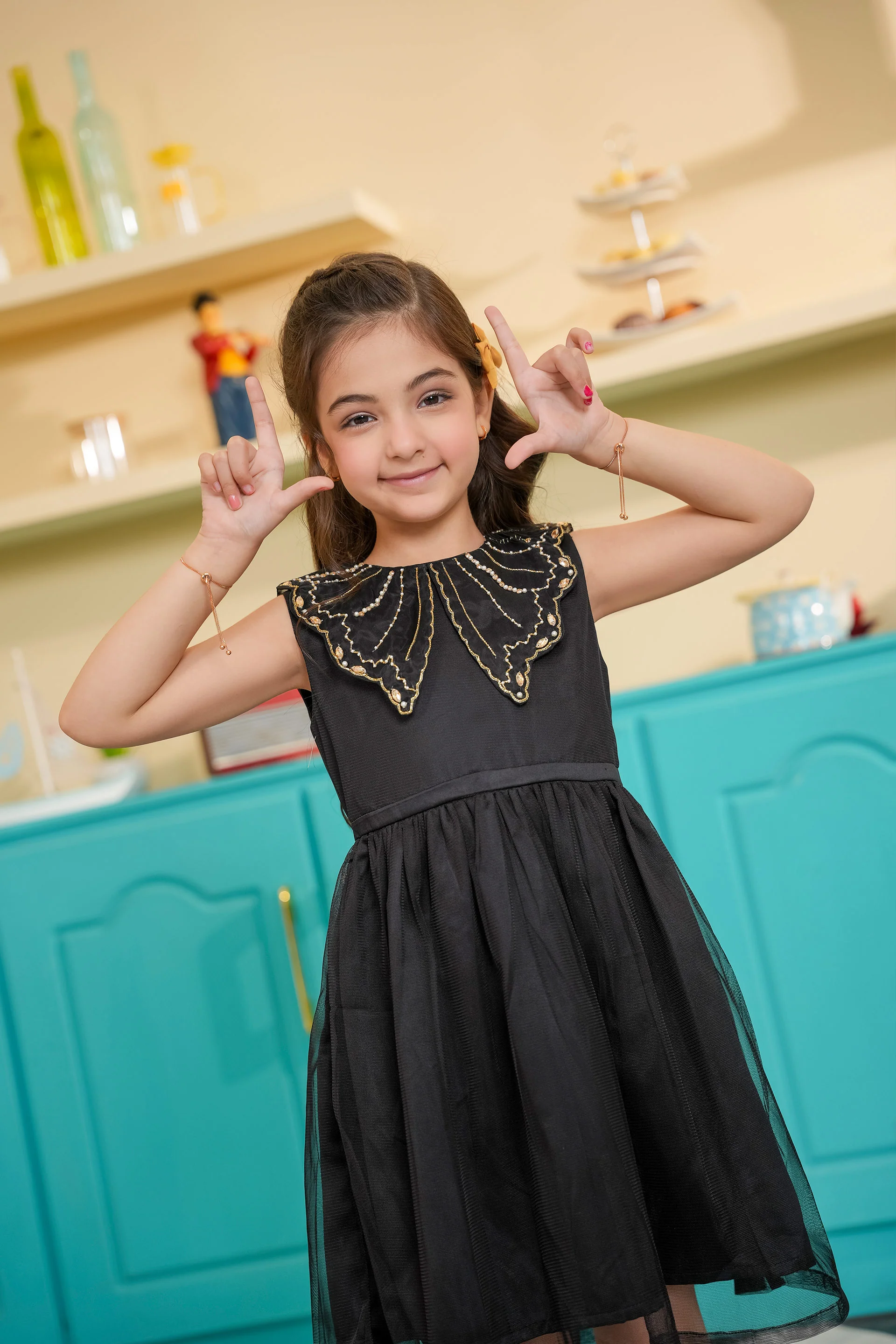 Embellished Frock (MMB-F186) - Image 3