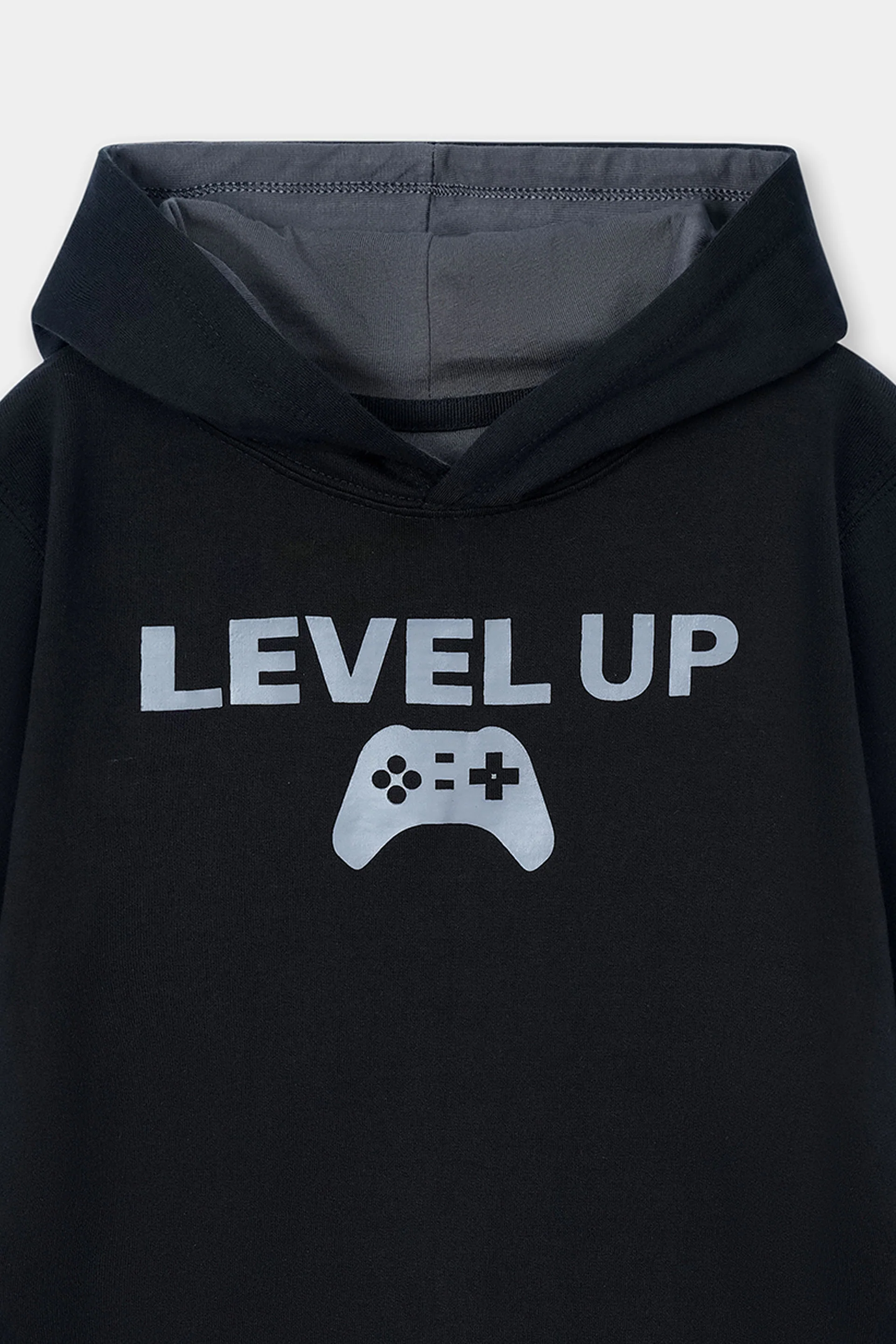 Pullover Hoodie With Sleeves Panels (MSBFU-09) - Image 3