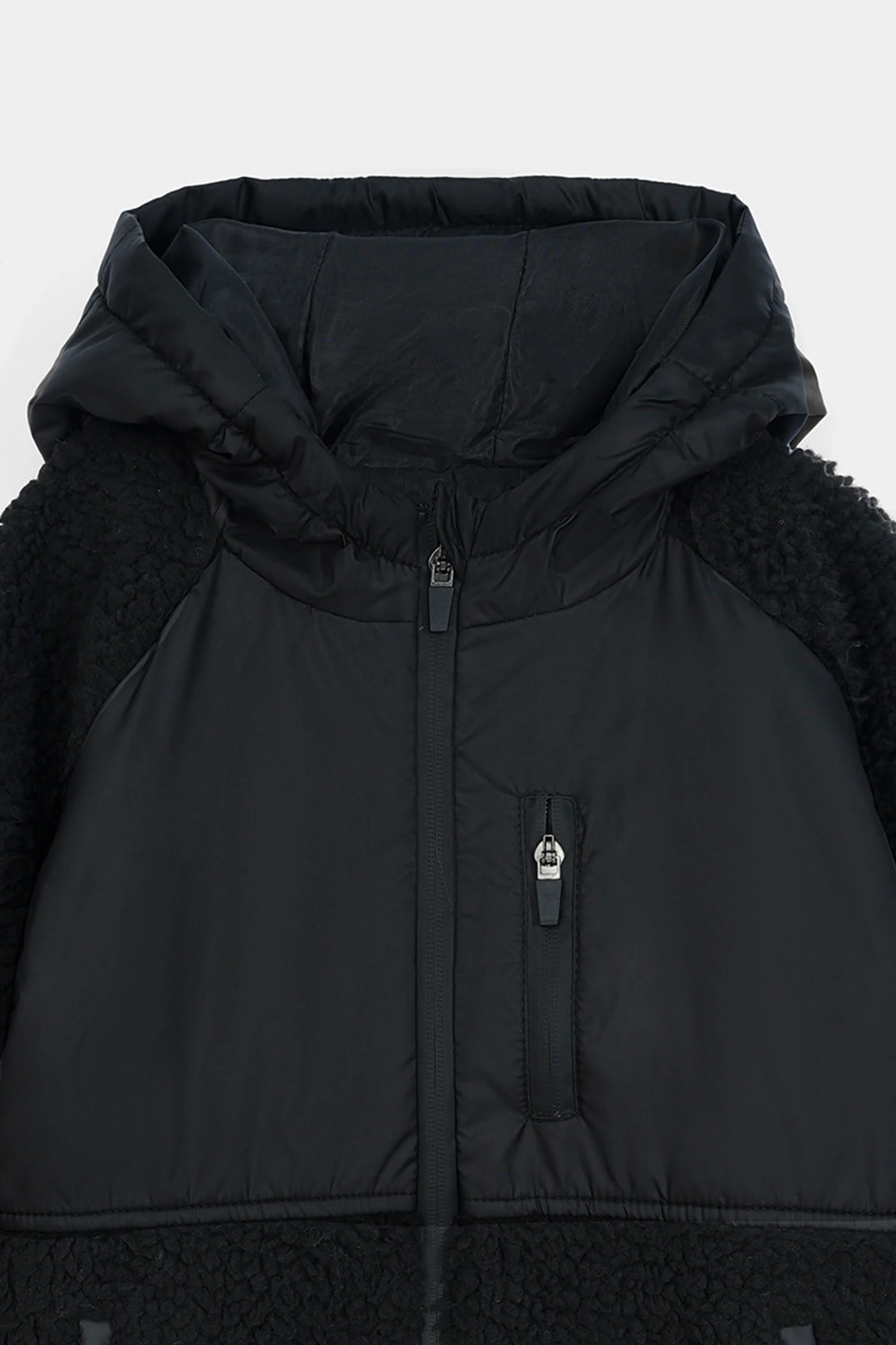 Hooded Zipper Sherpa Jackets (MSBWJ-06) - Image 3