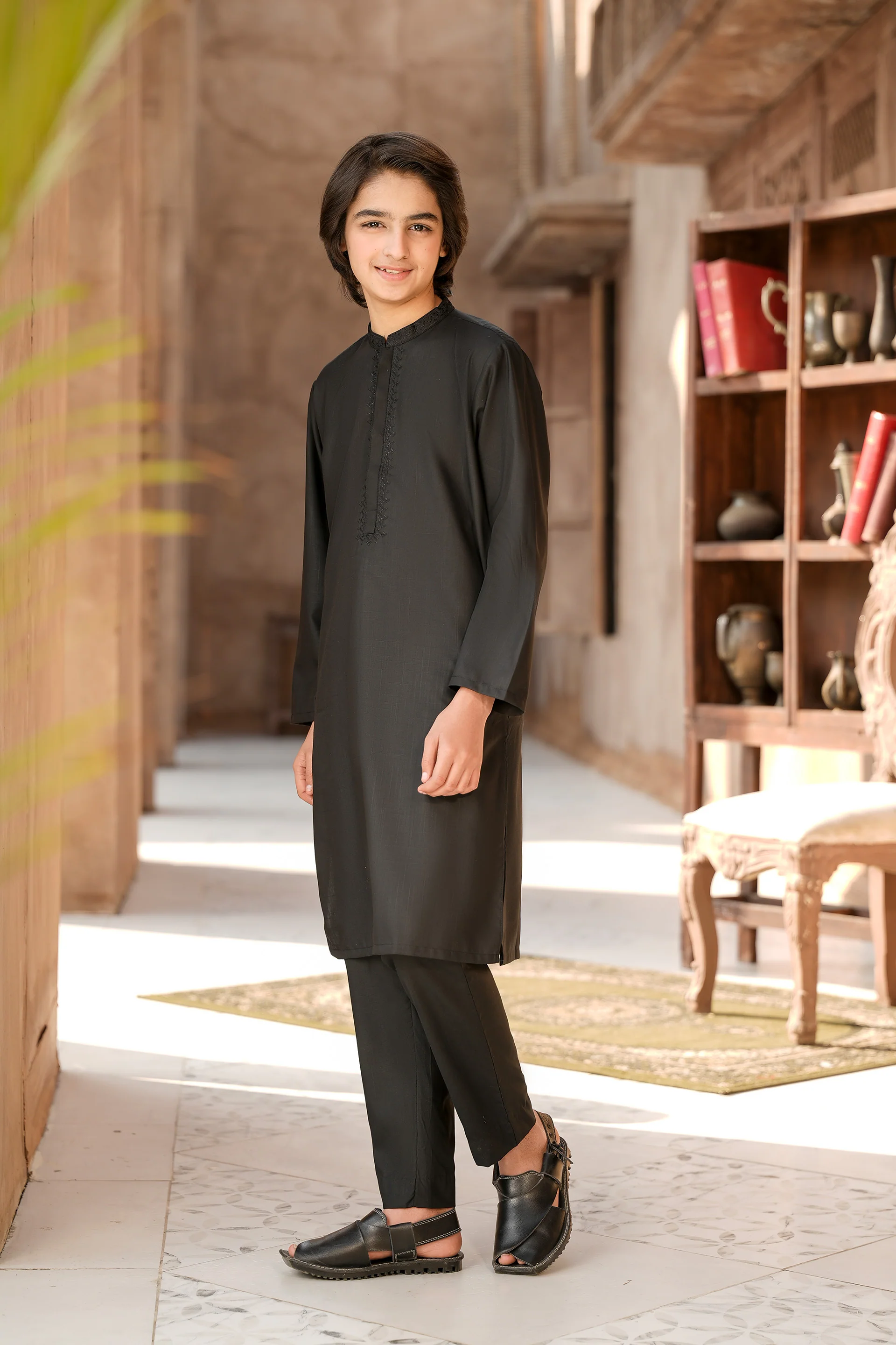 Embroidered Kurta & Trousers (MSFBSK-918) - Image 3