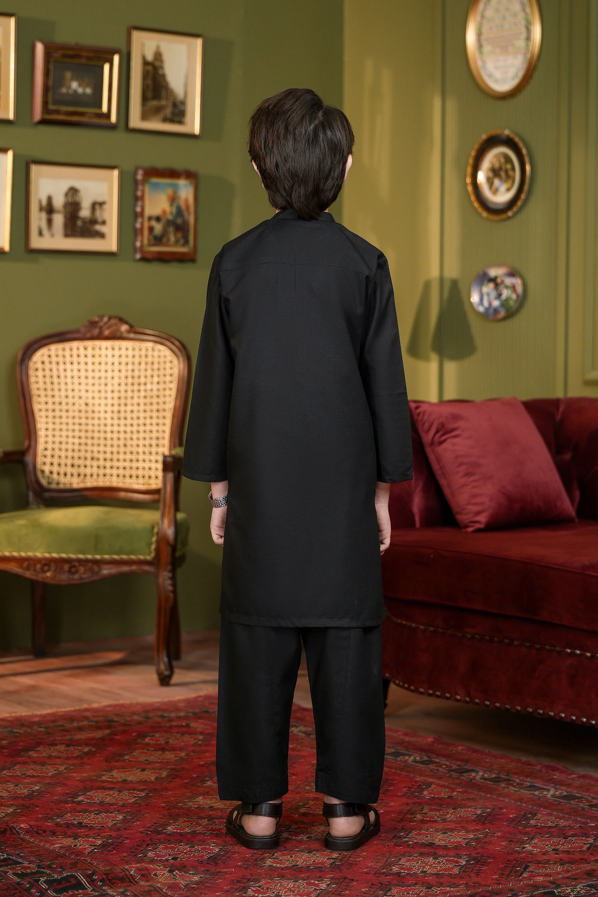 Boys Kurta Shalwar Set (MSKZS-09A) - Image 3