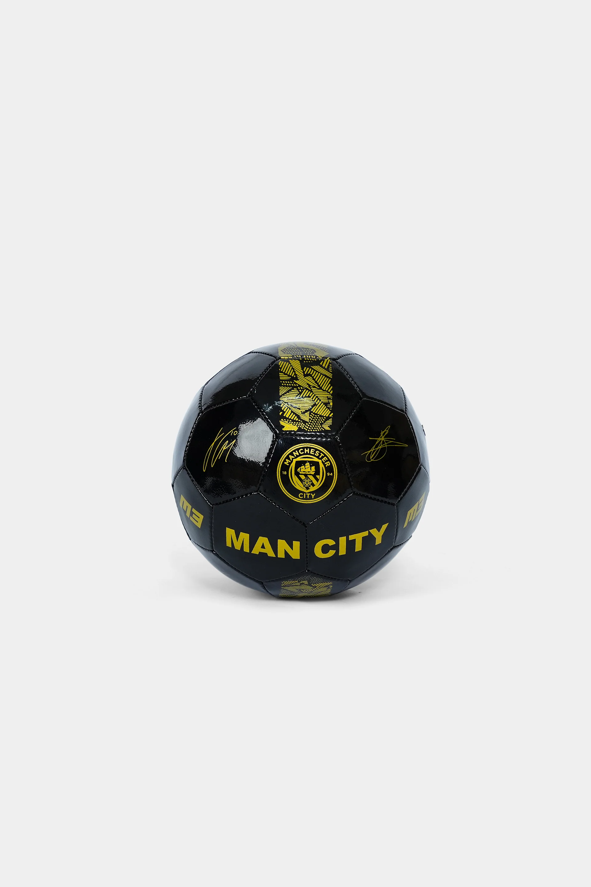 Man City Signature Football Black Gold Size 1 (SA-FBS-05)