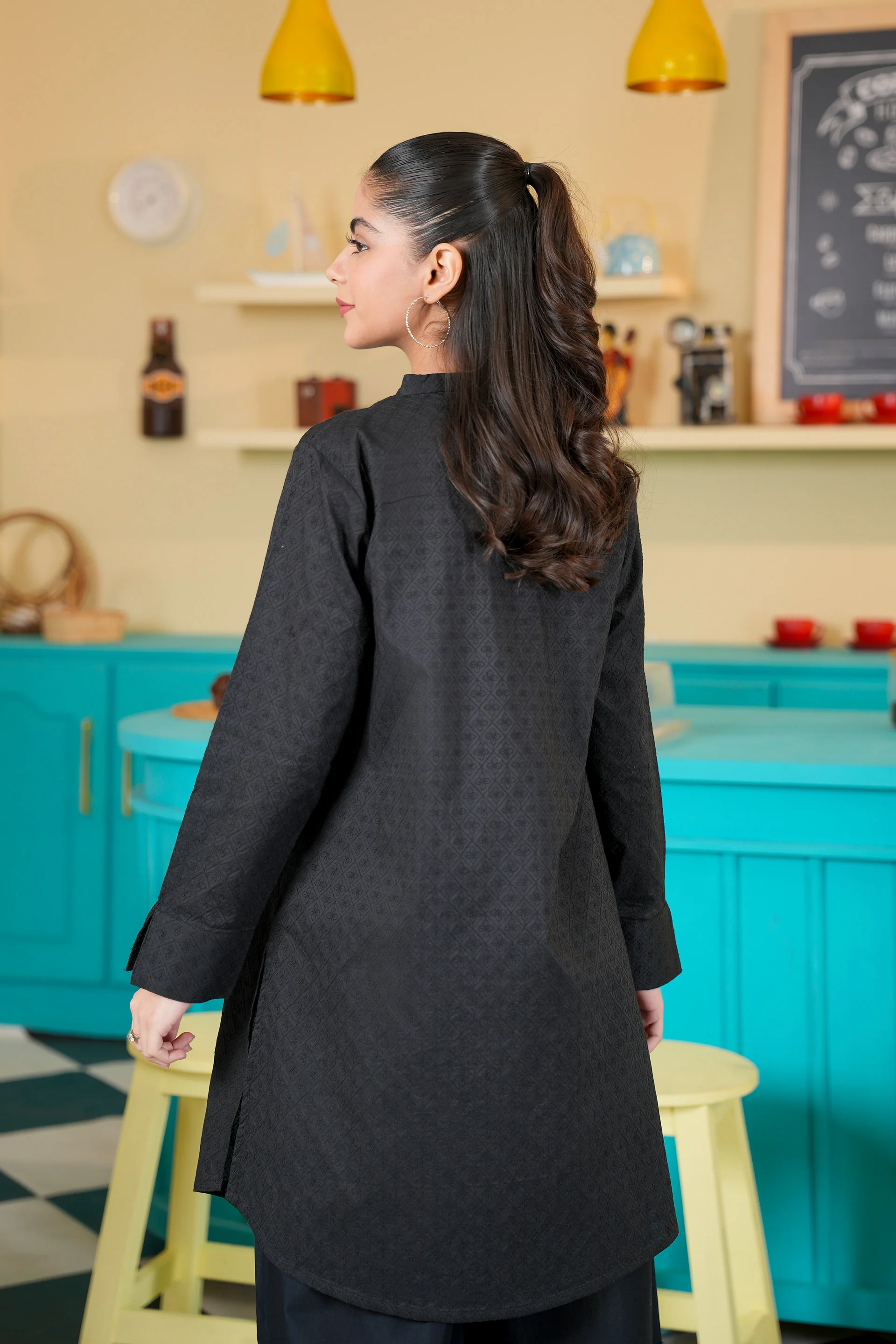 Embroidered Kurti (SSEGK-25) - Image 4