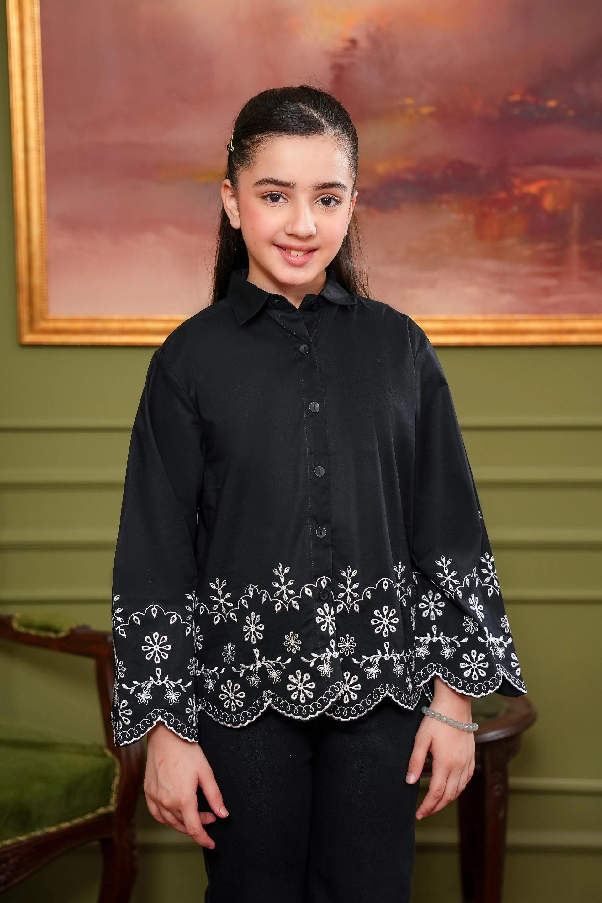 Embroidered Tunic (SSGTU-959) - Image 2