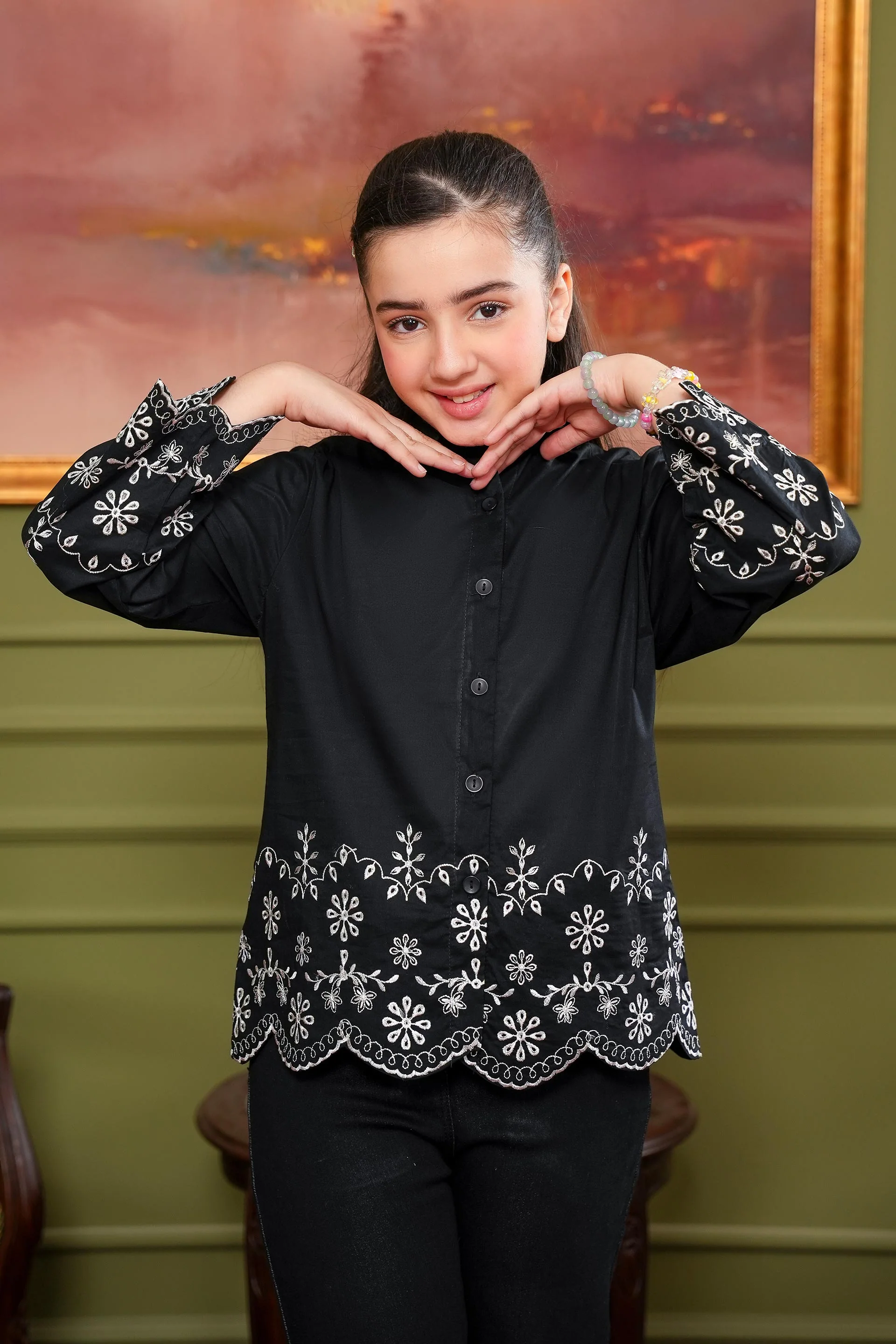 Embroidered Tunic (SSGTU-959) - Image 3