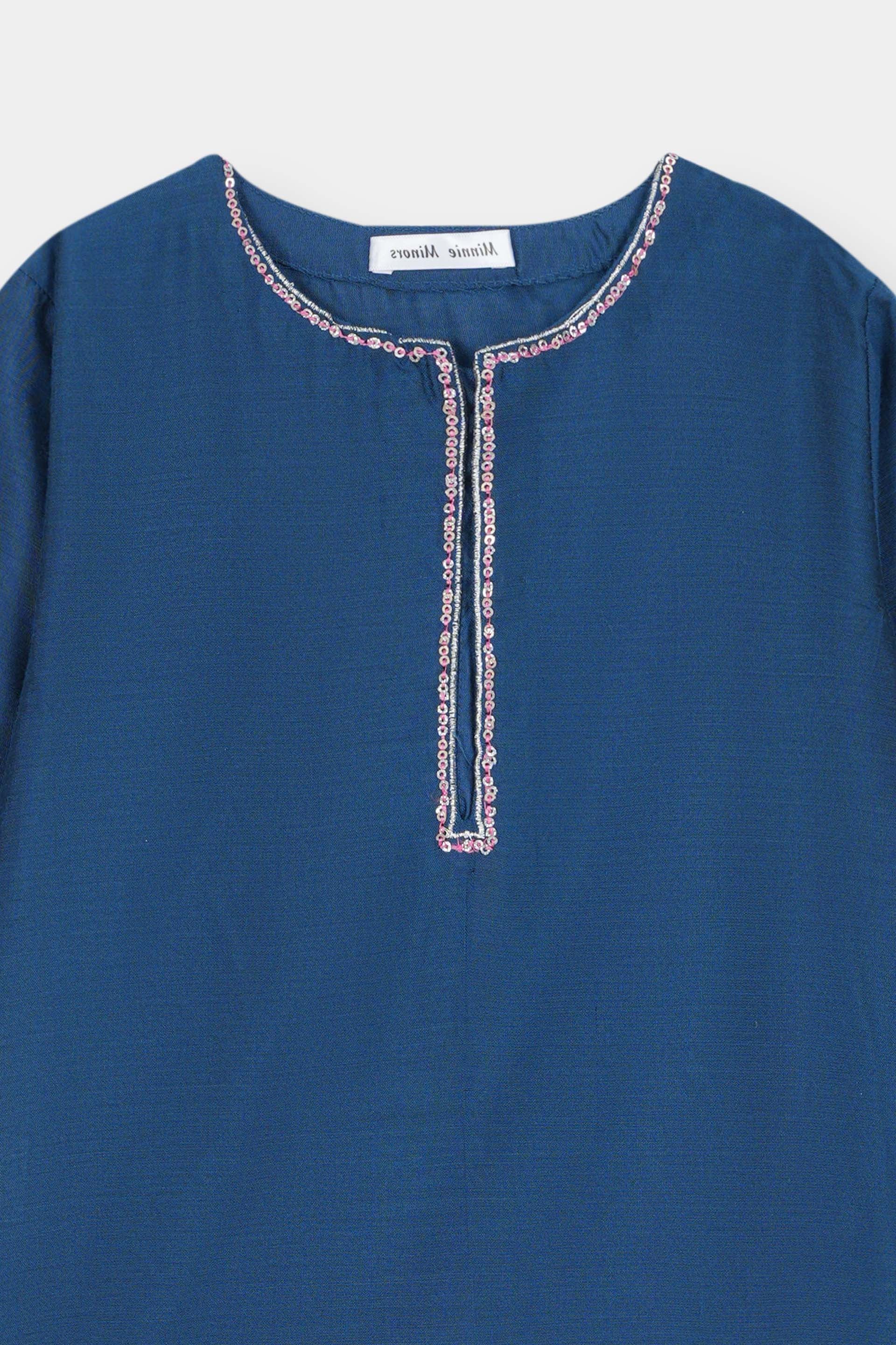 Embellished Kameez & Shalwar (ISK-316) - Image 2