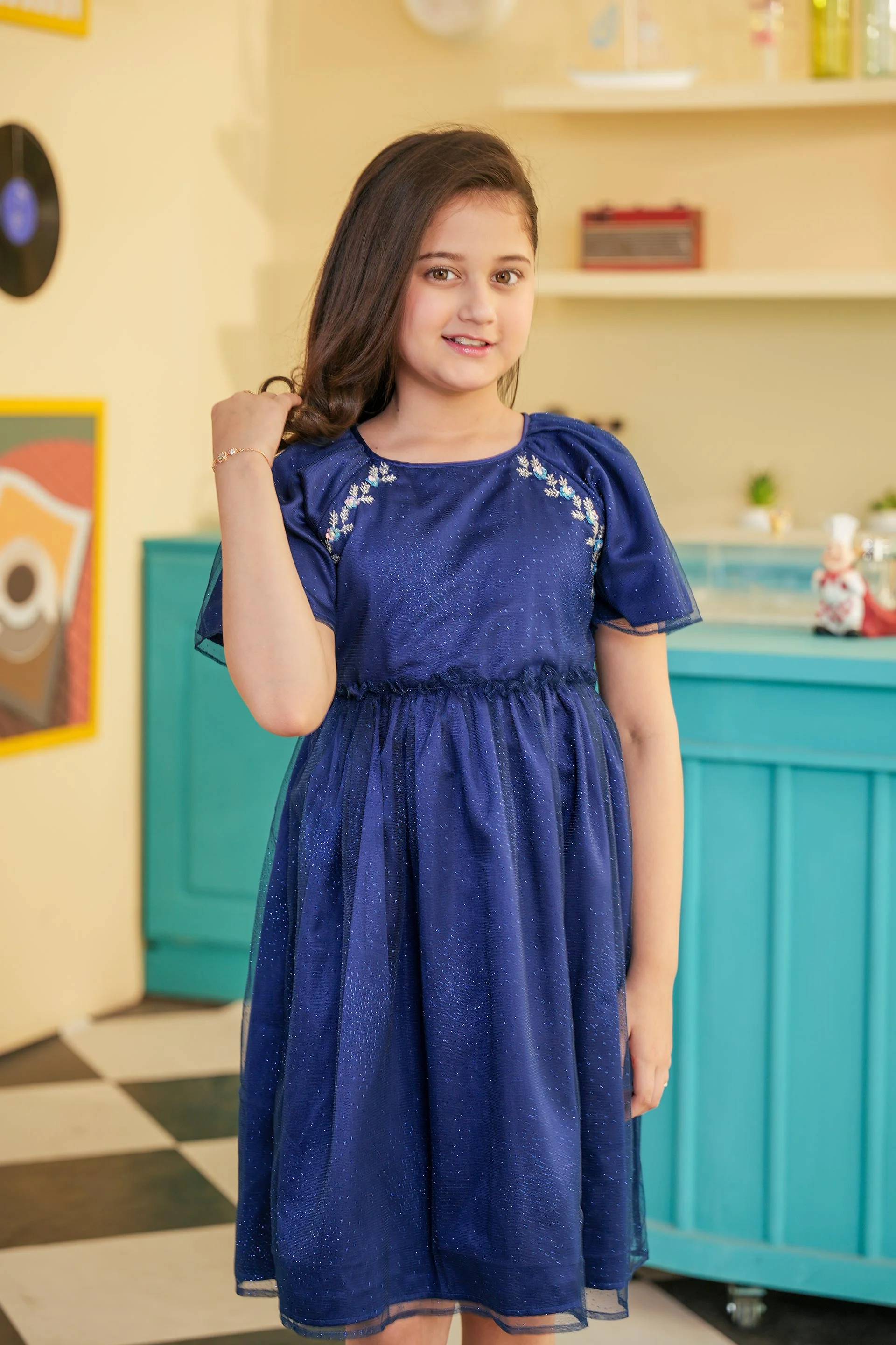 Embellished Frock (MMB-F183) - Image 4