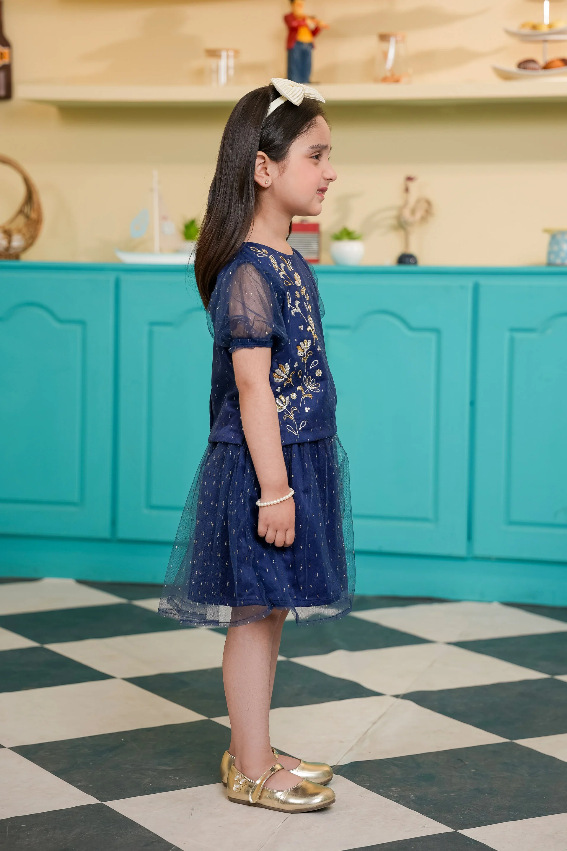 Embellished Top & Skirt (MMB-SS71) - Image 3