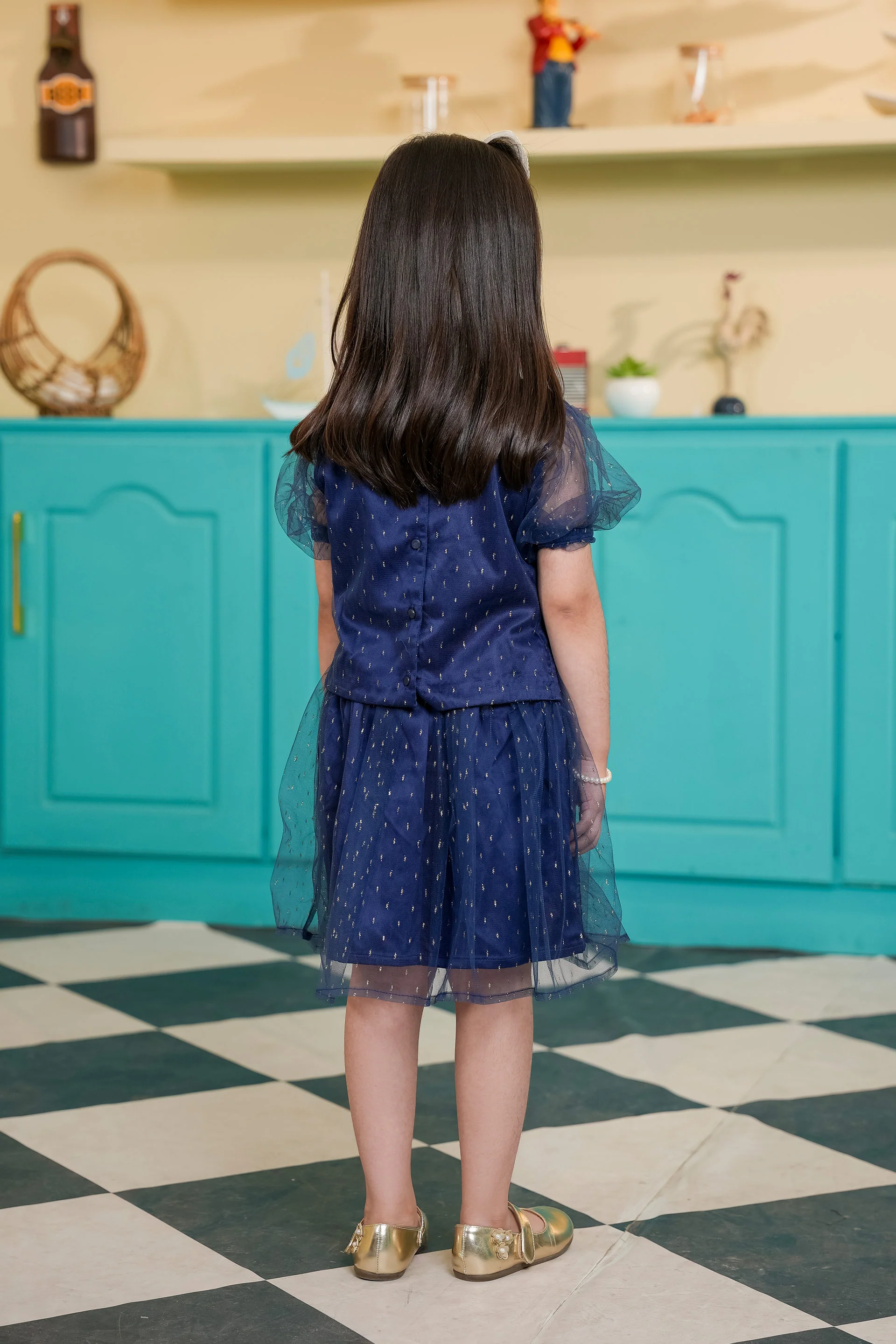 Embellished Top & Skirt (MMB-SS71) - Image 4