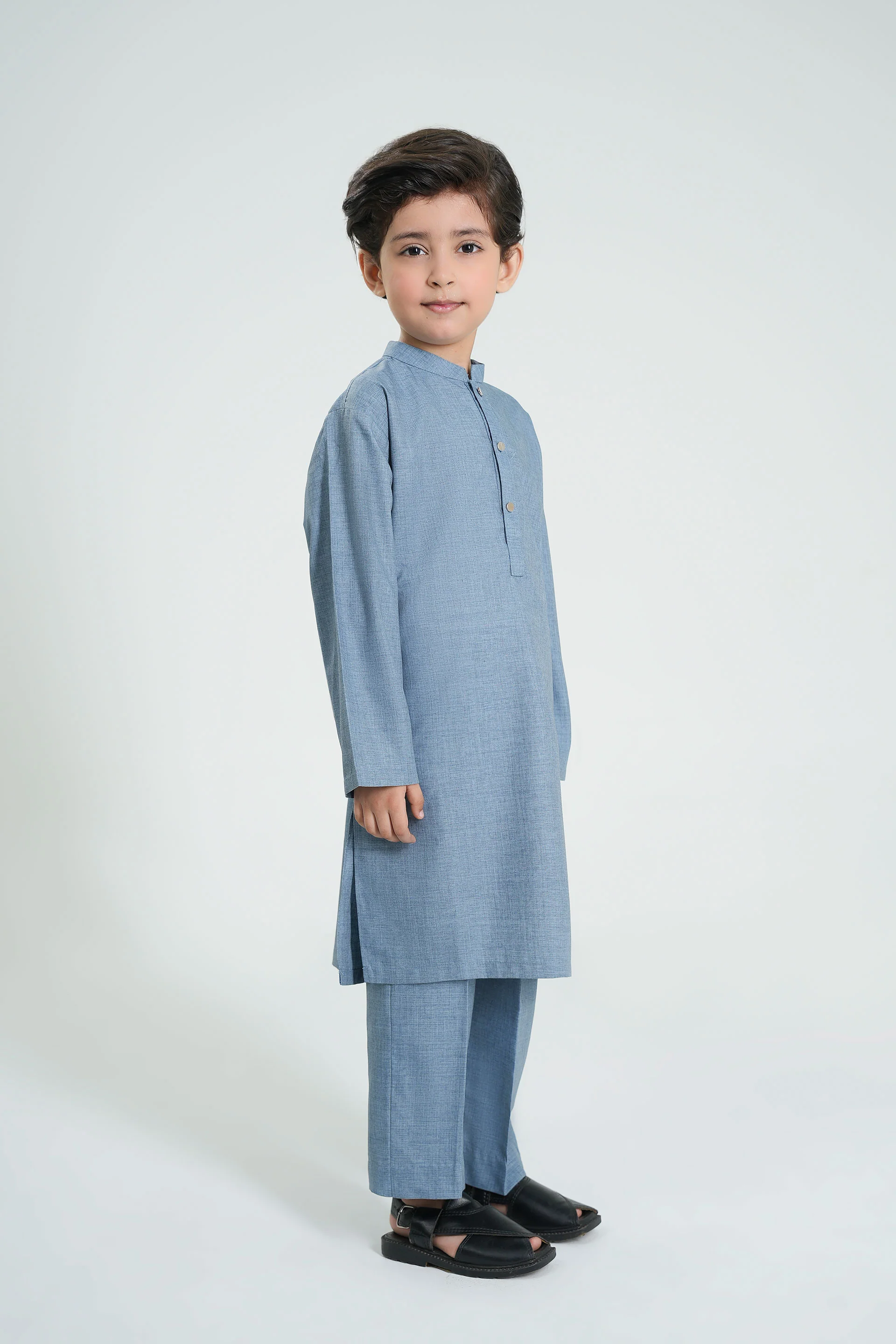 Kurta With Embroidery & Trousers (MSFBSK-871) - Image 3